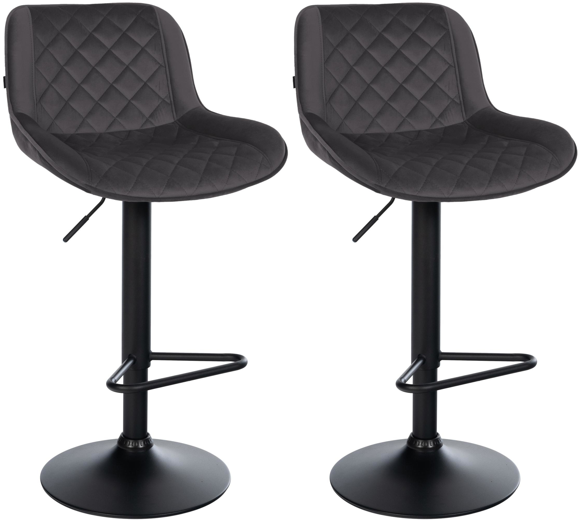 2er Set de taburetes de bar Kasson