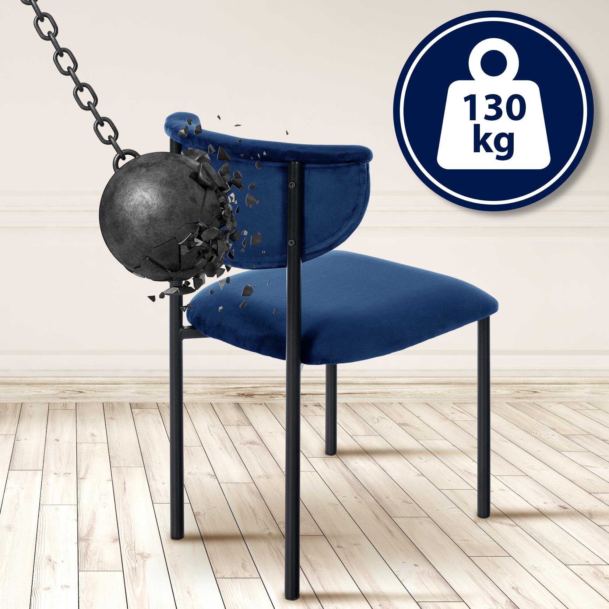 Silla de Comedor Gambell Terciopelo