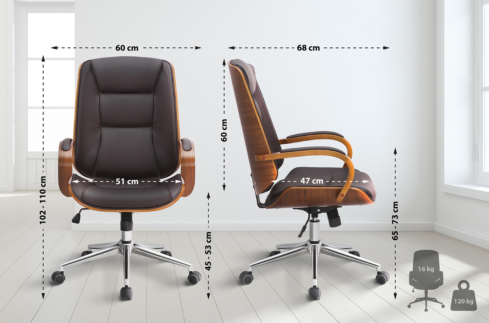 Silla de oficina Yankton