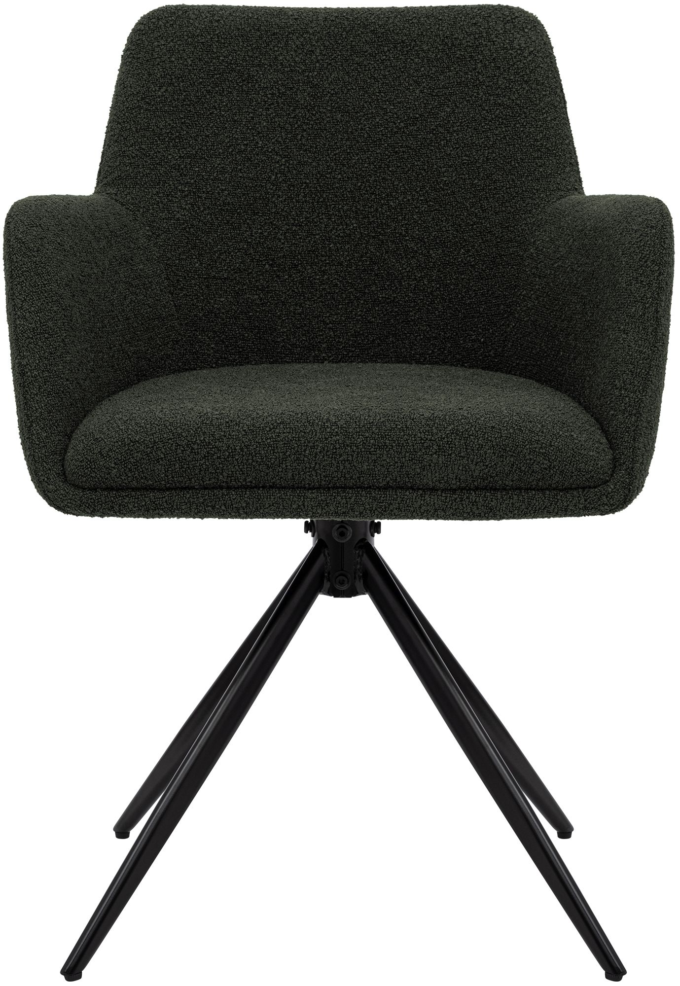 Silla de Comedor Olema de Tejido de Peluche