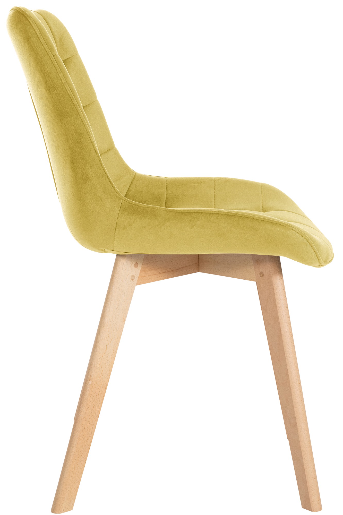 Silla de comedor Brook en terciopelo