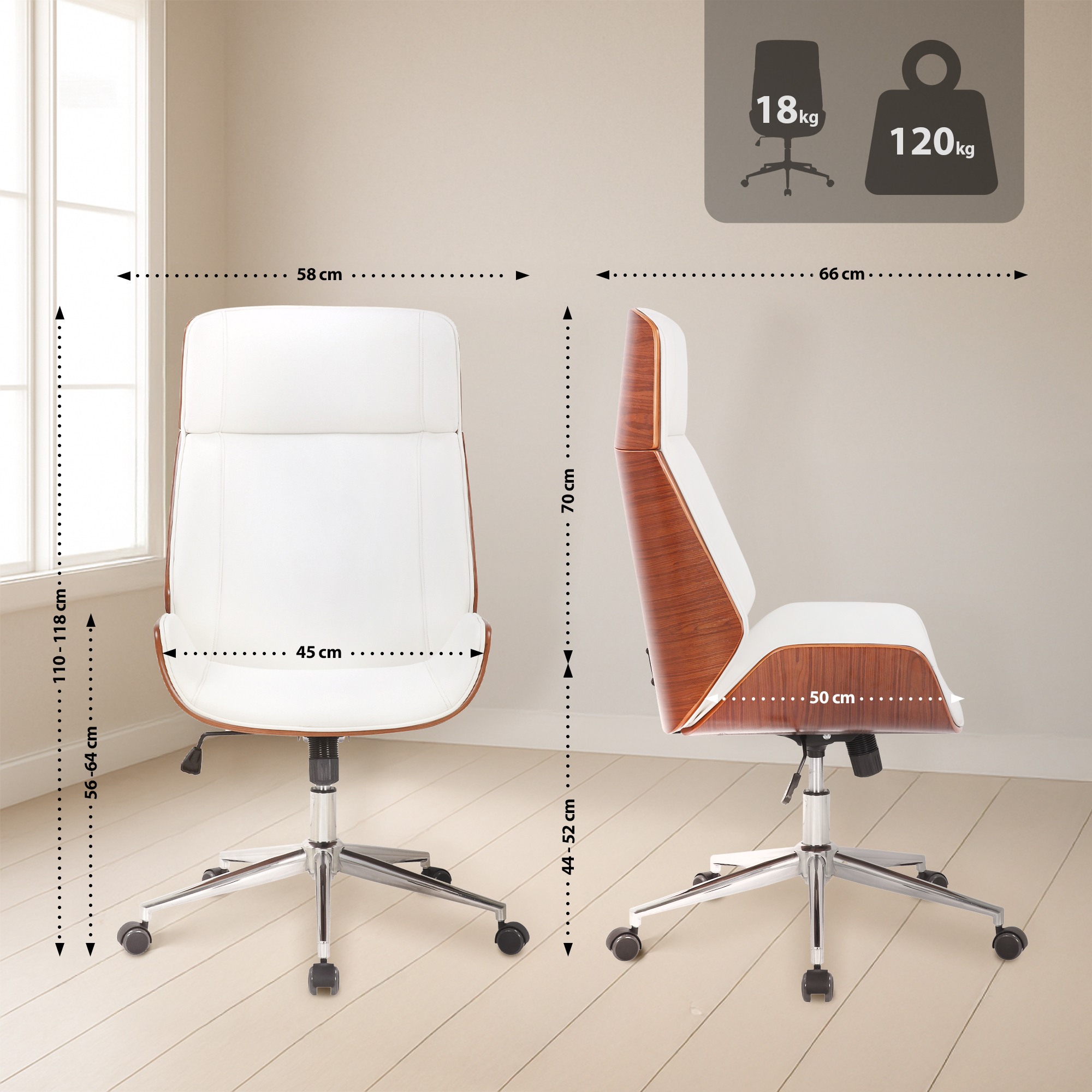 Silla de oficina Varel