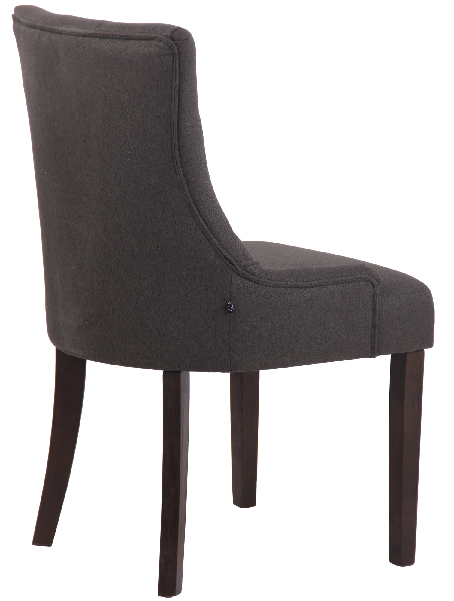 Silla De Comedor Inverness De Tela En Esltilo Chesterfield