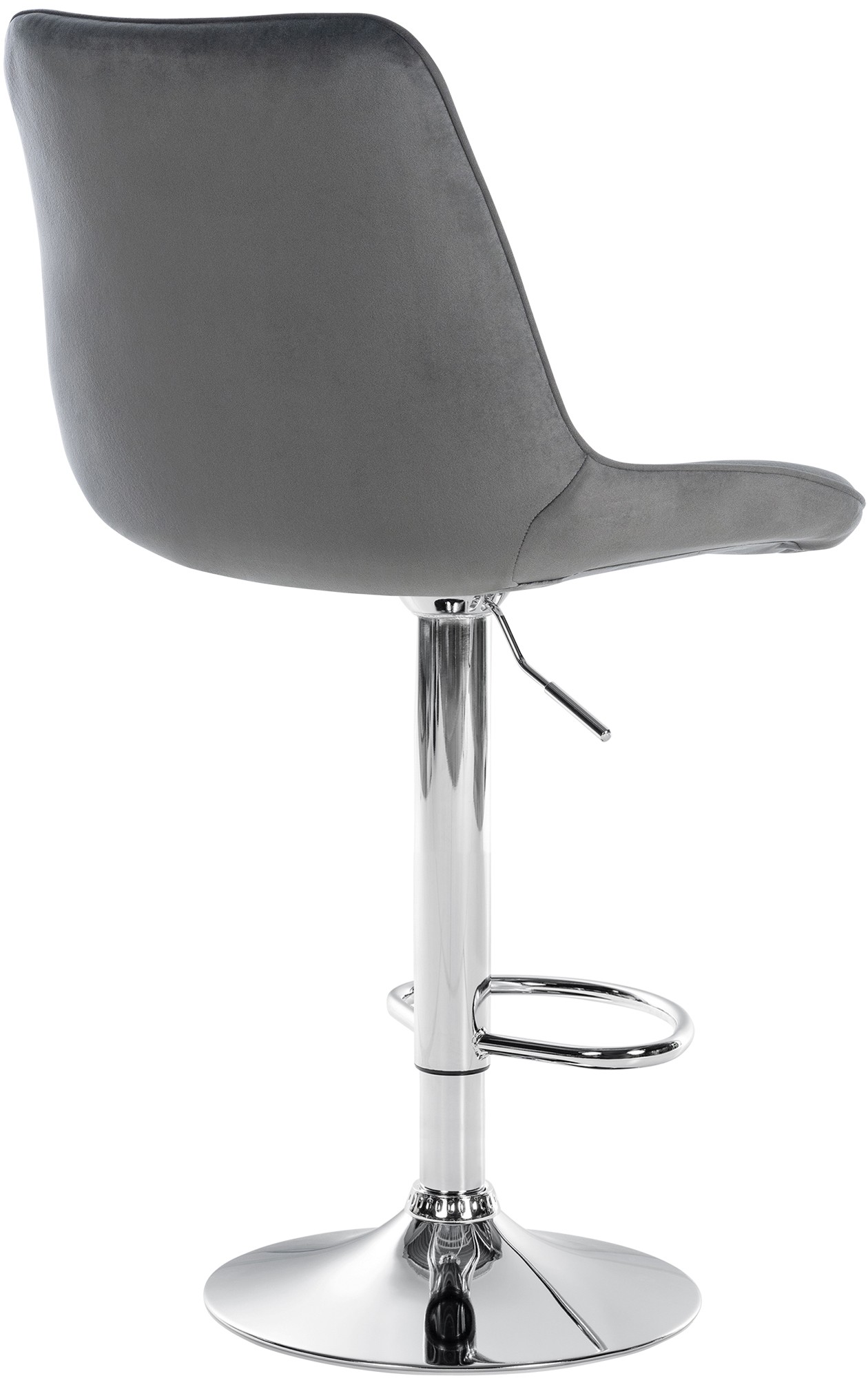 Taburete de bar Toni en terciopelo
