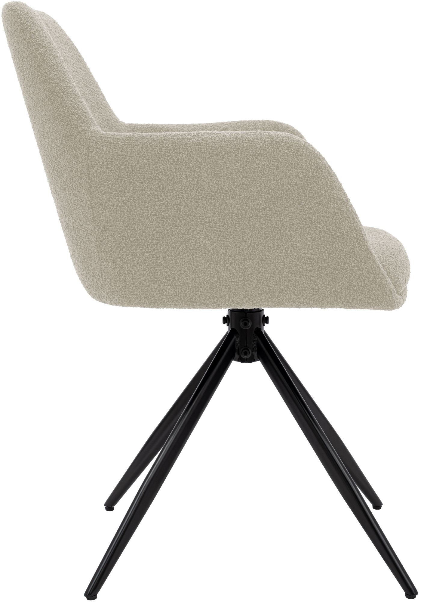 Silla de Comedor Olema de Tejido de Peluche