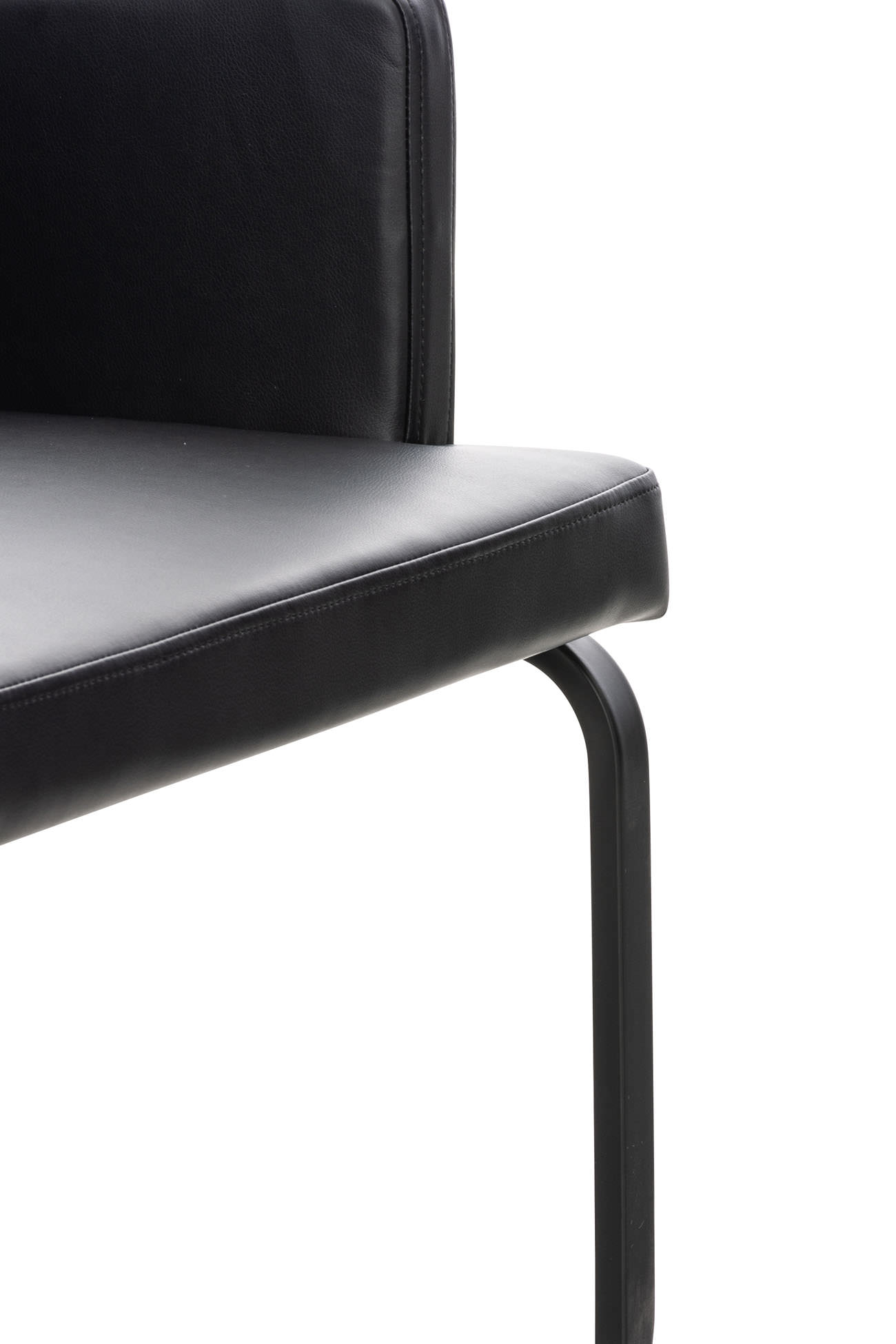 Silla Cantiléver Aberford en Cuero PU