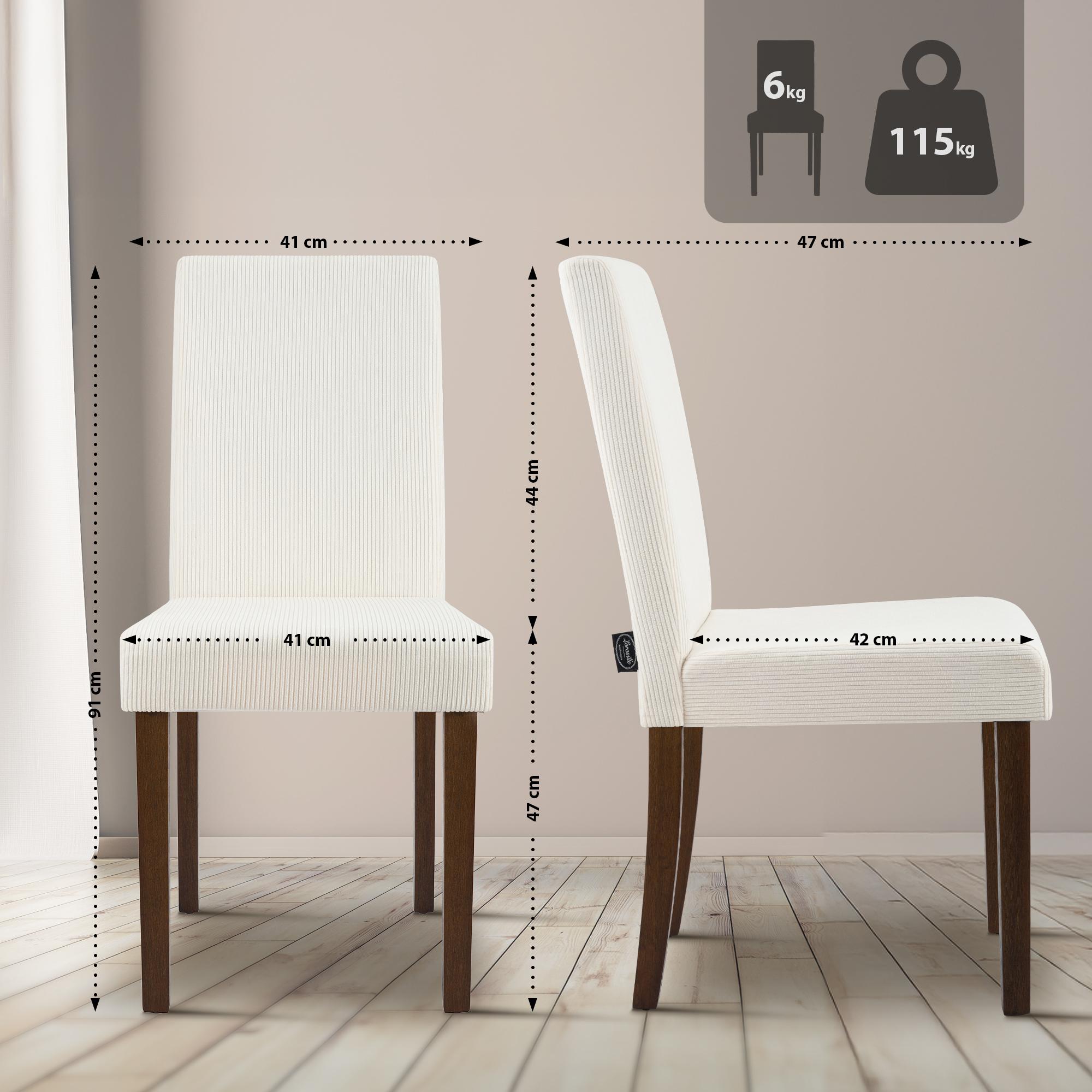 Set de 2 sillas de comedor Ina Pana