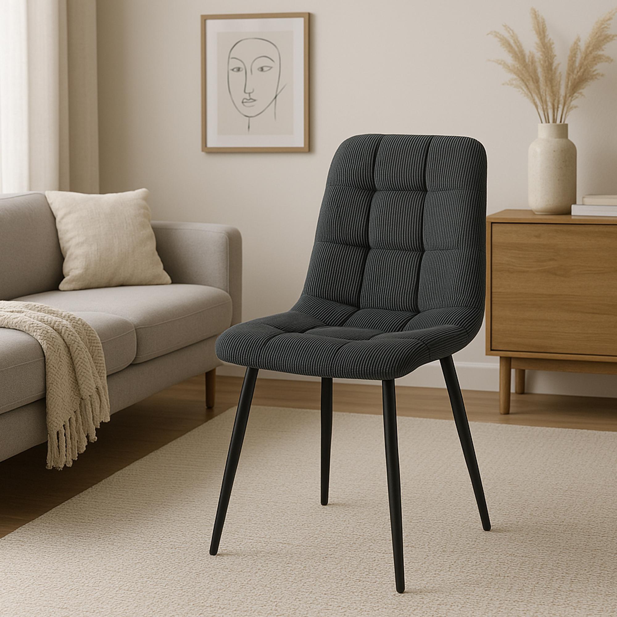 Silla de comedor Antibes Cord