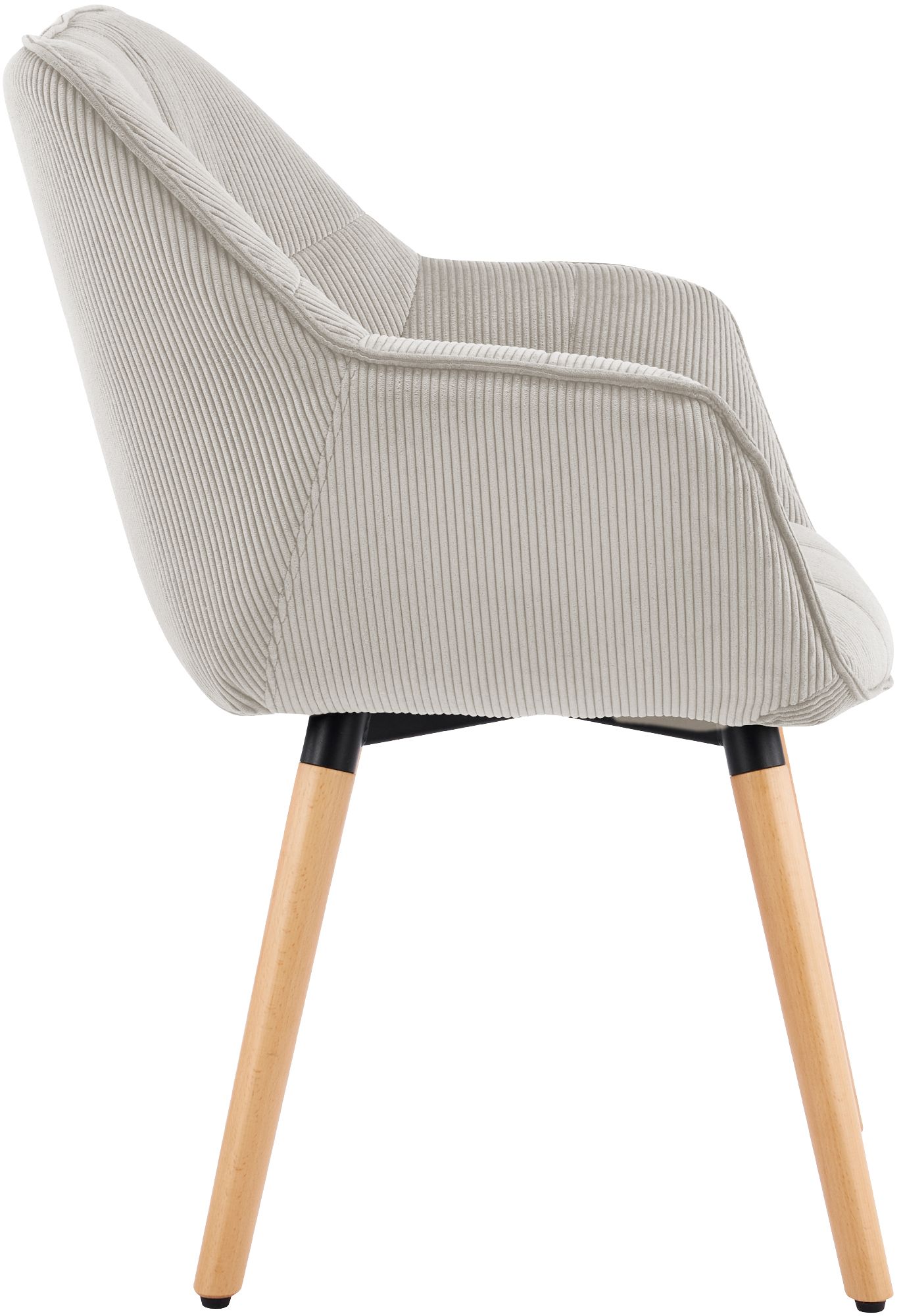 Silla de comedor Milford de pana: comodidad elegante y diseño moderno para tu hogar