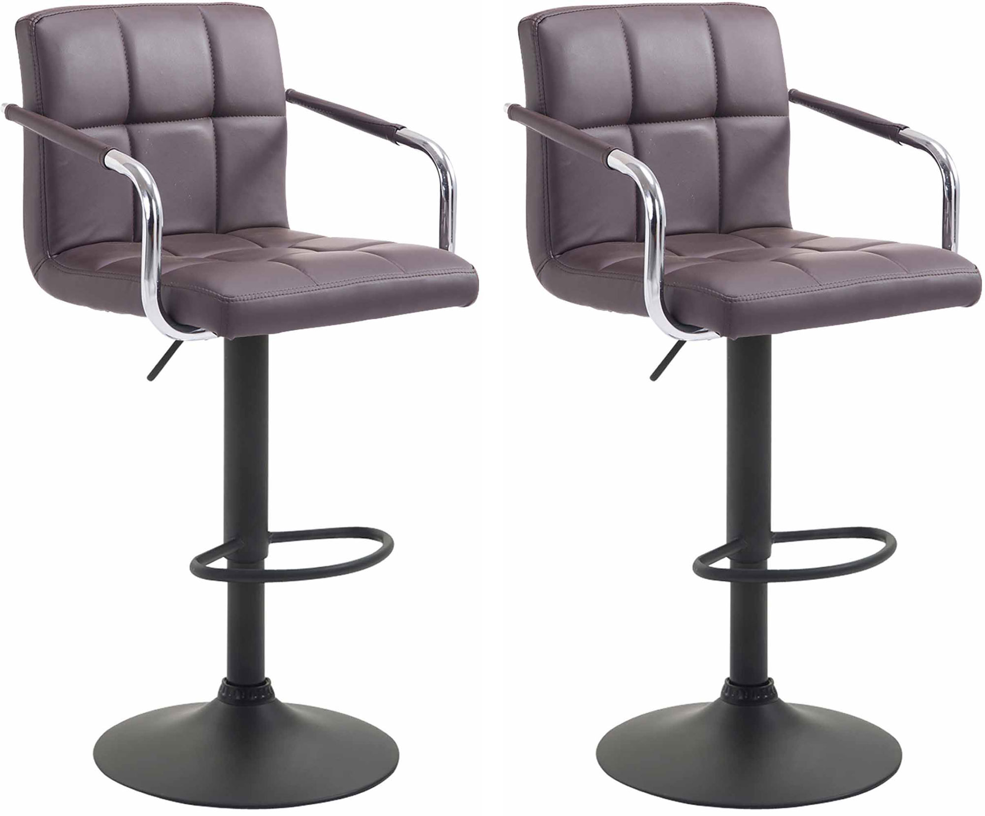 Set De 2 Taburetes Lucy V2 En Simil Cuero