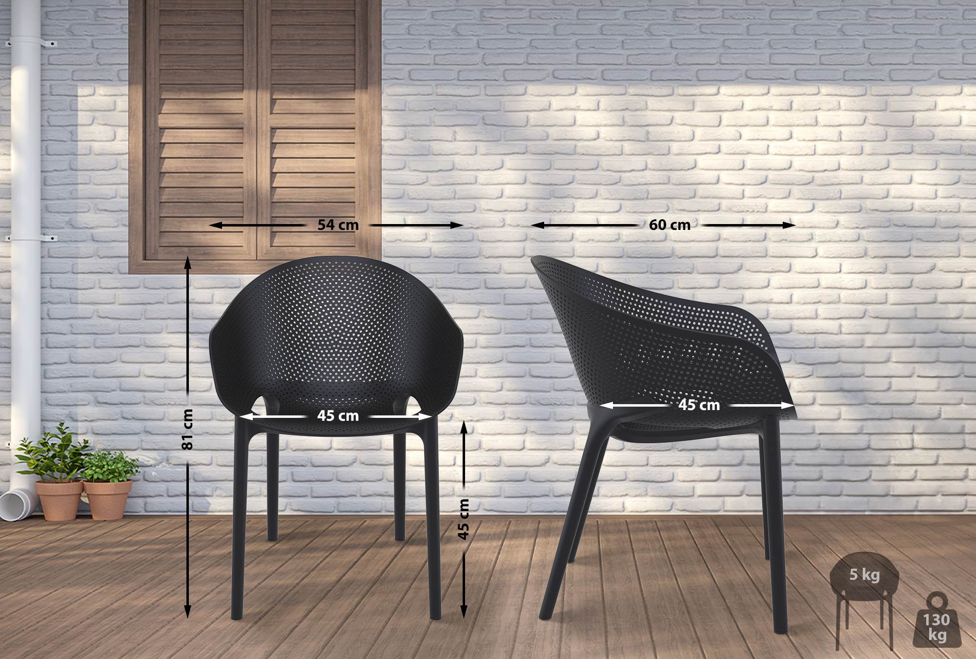 Silla Bistró Sky Pro