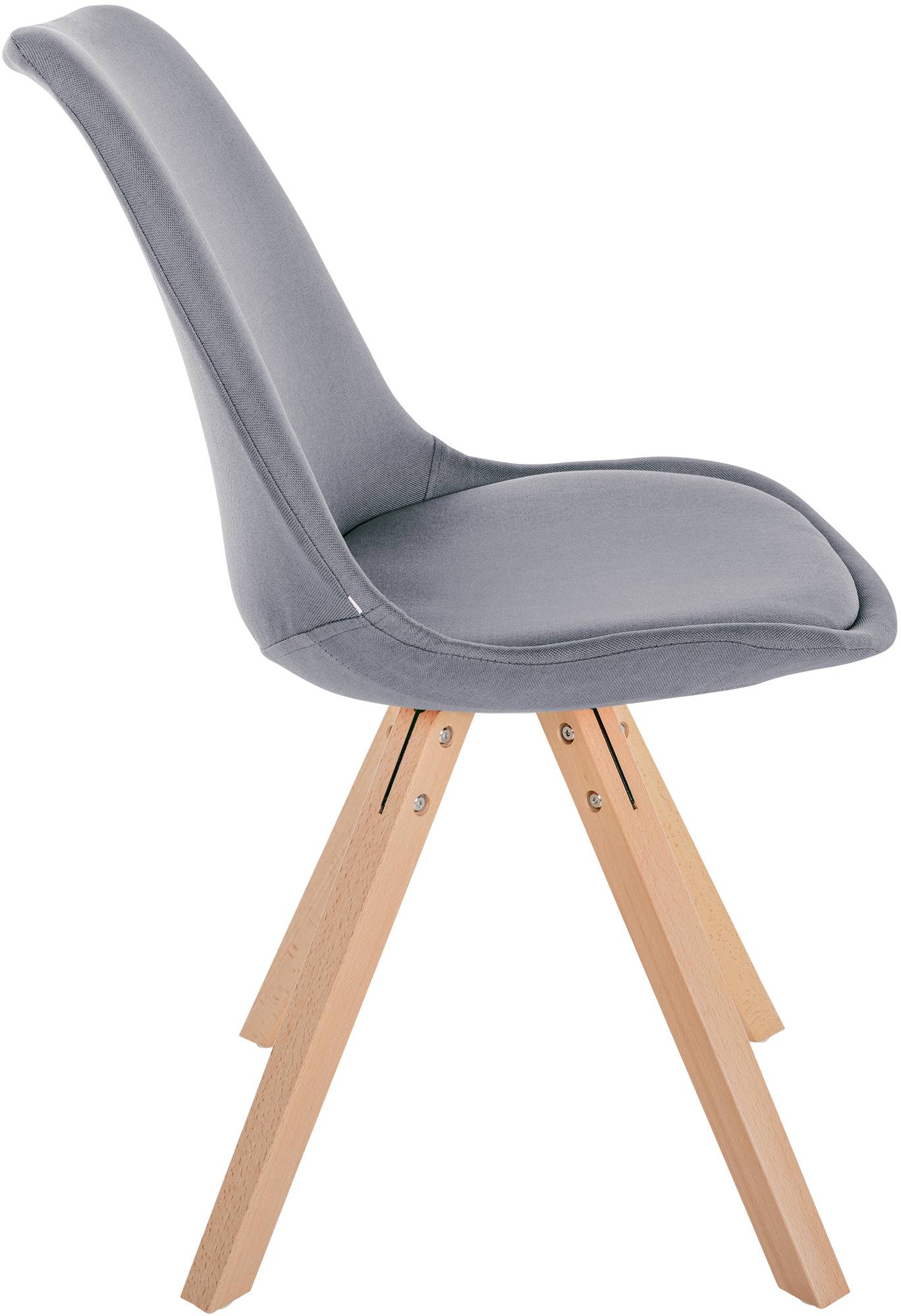 Silla de salón Sofia tapizada en tela