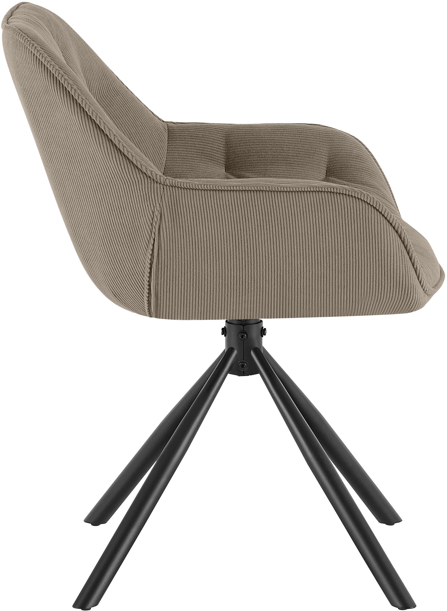 Silla de comedor Rimio de pana