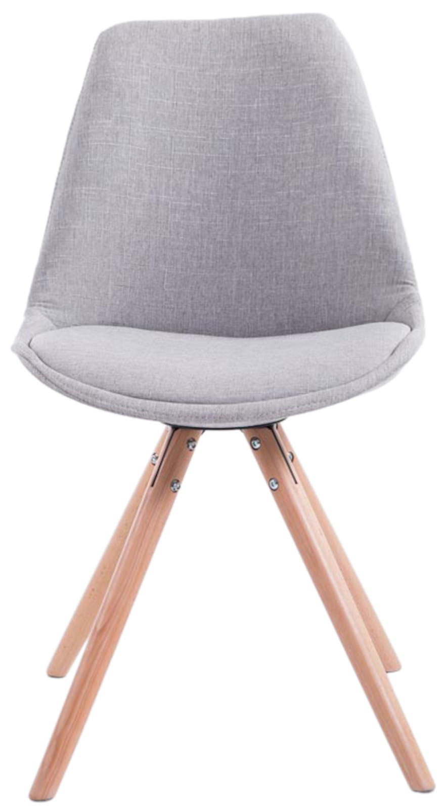 Set de 4 sillas de comedor Toulouse en tela