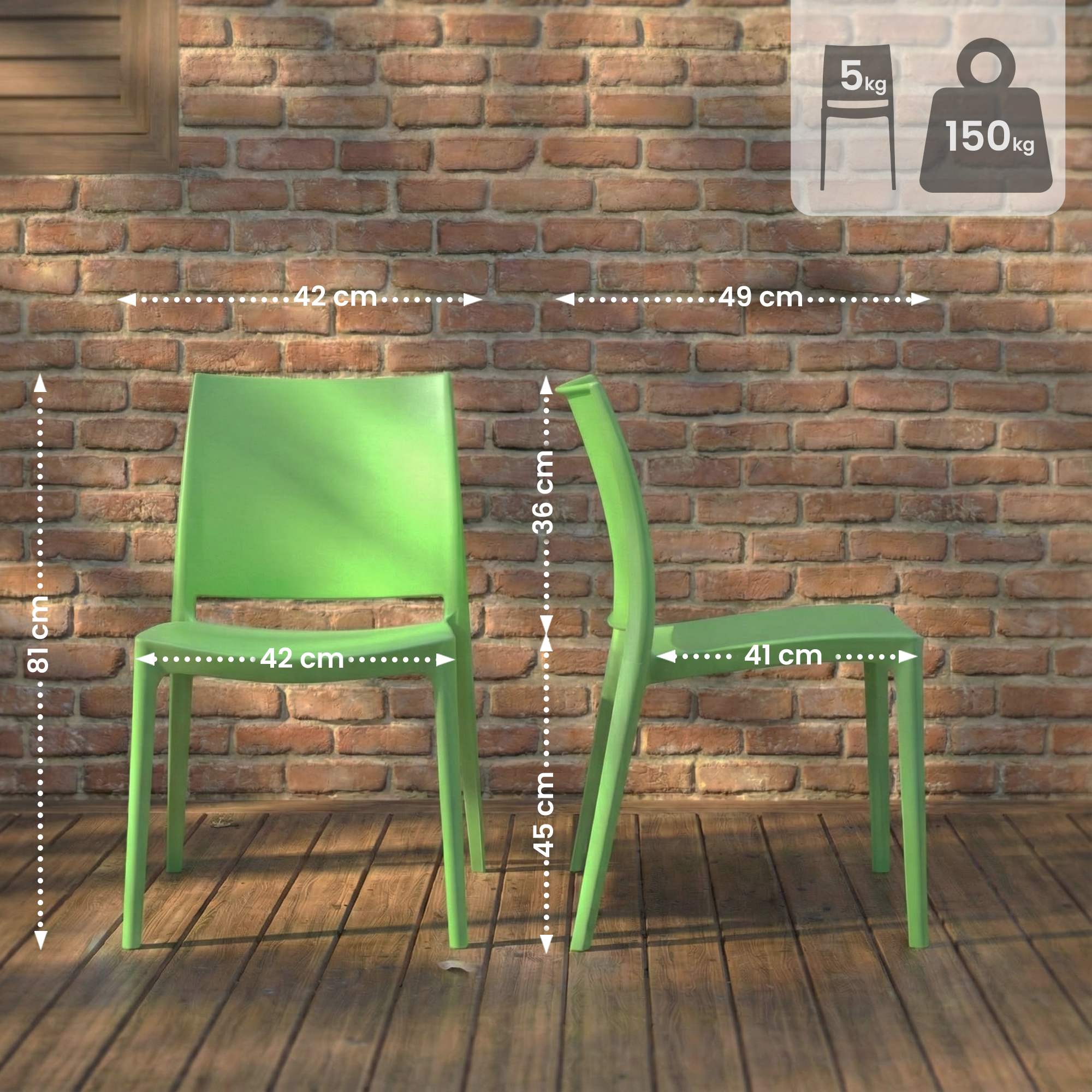 Silla de jardin Meton