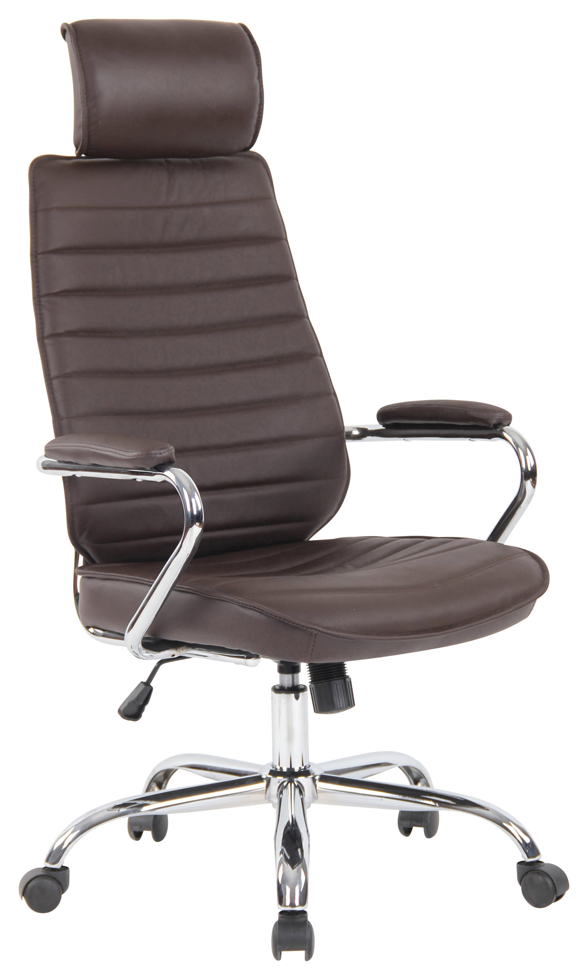Silla de oficina Rako de cuero auténtico