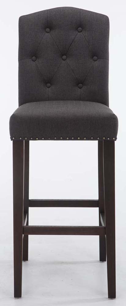 Set 2x Taburetes de Bar Louise en Tela