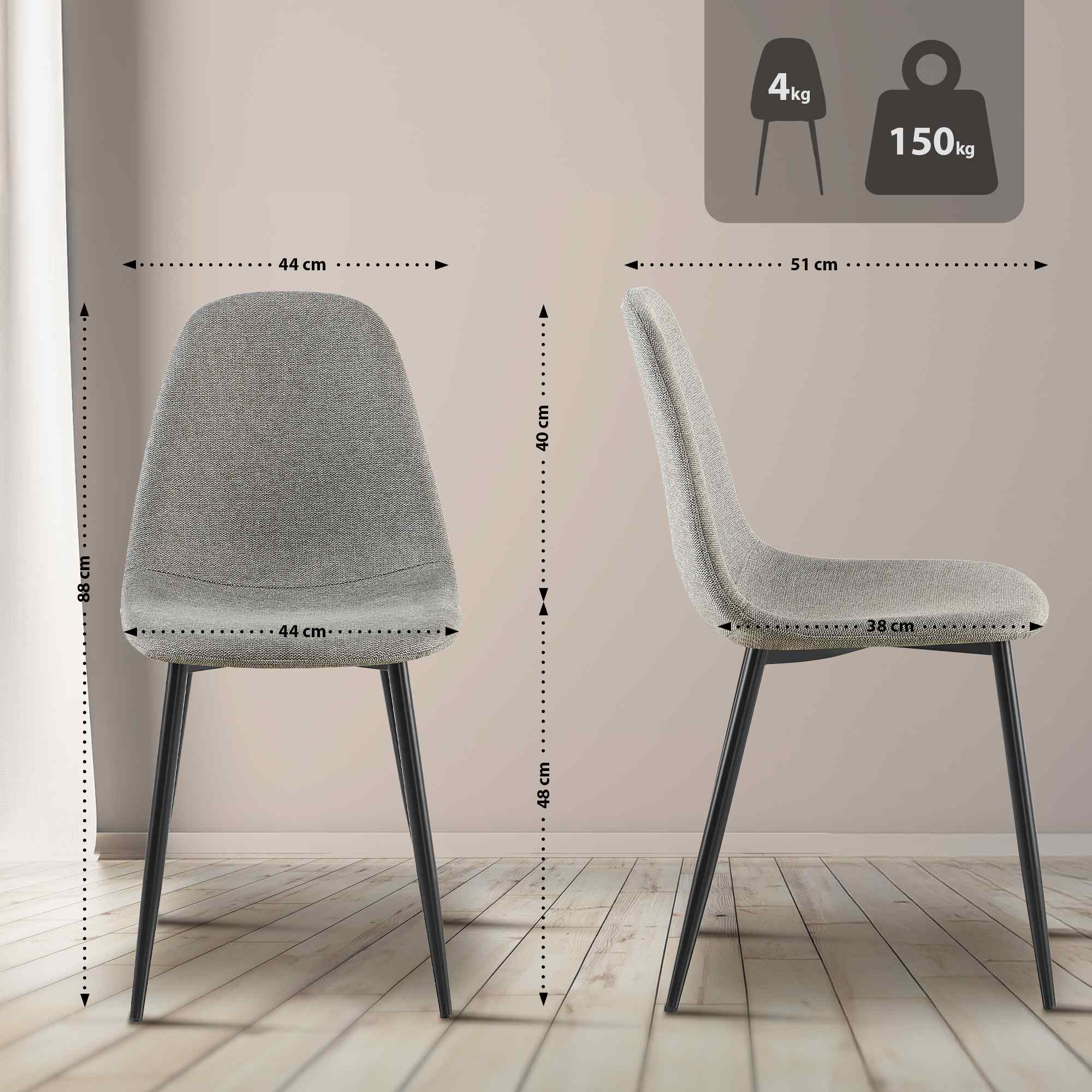 Silla de comedor Napier