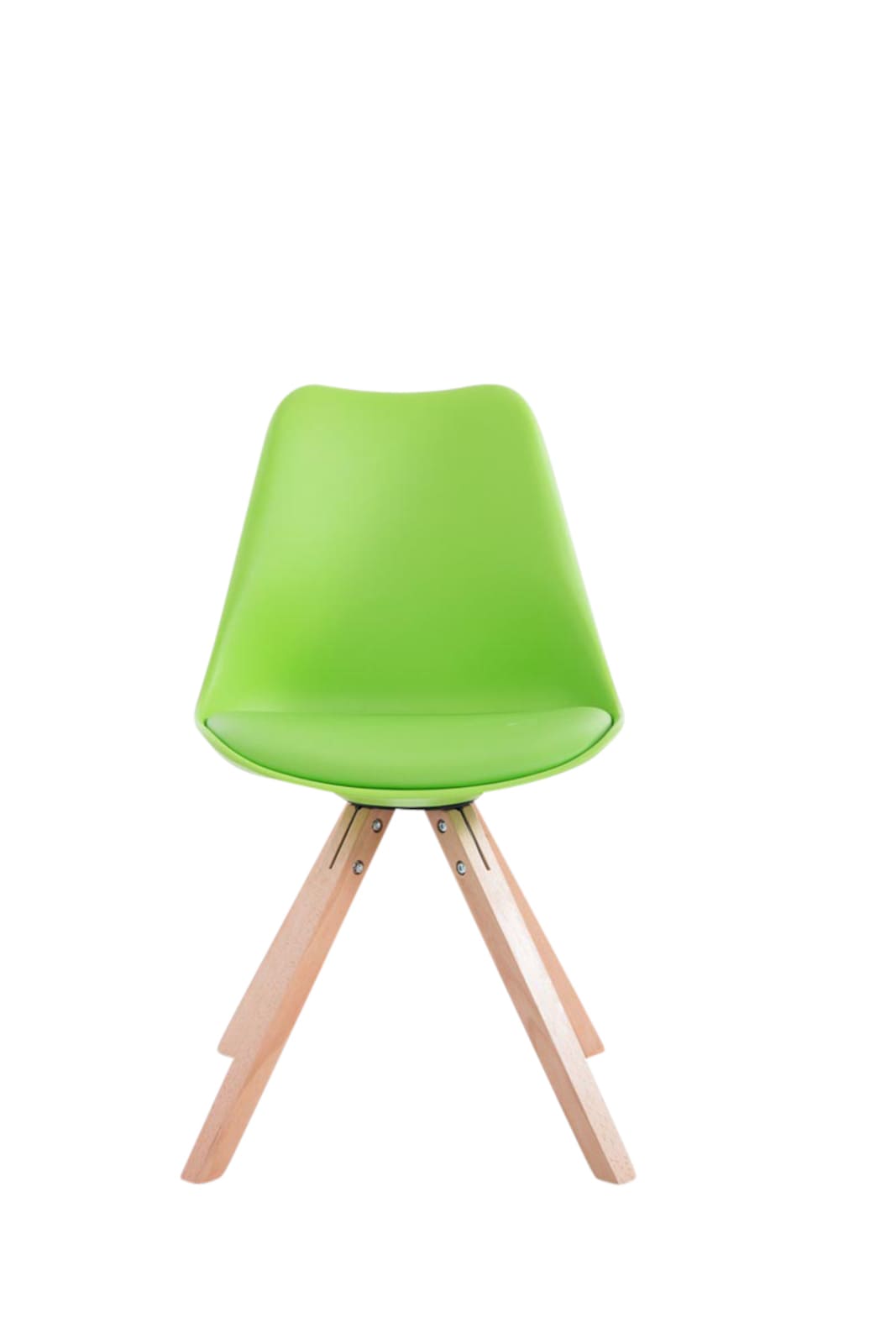 Set de 4 sillas para comedor Toulouse Square en polipiel