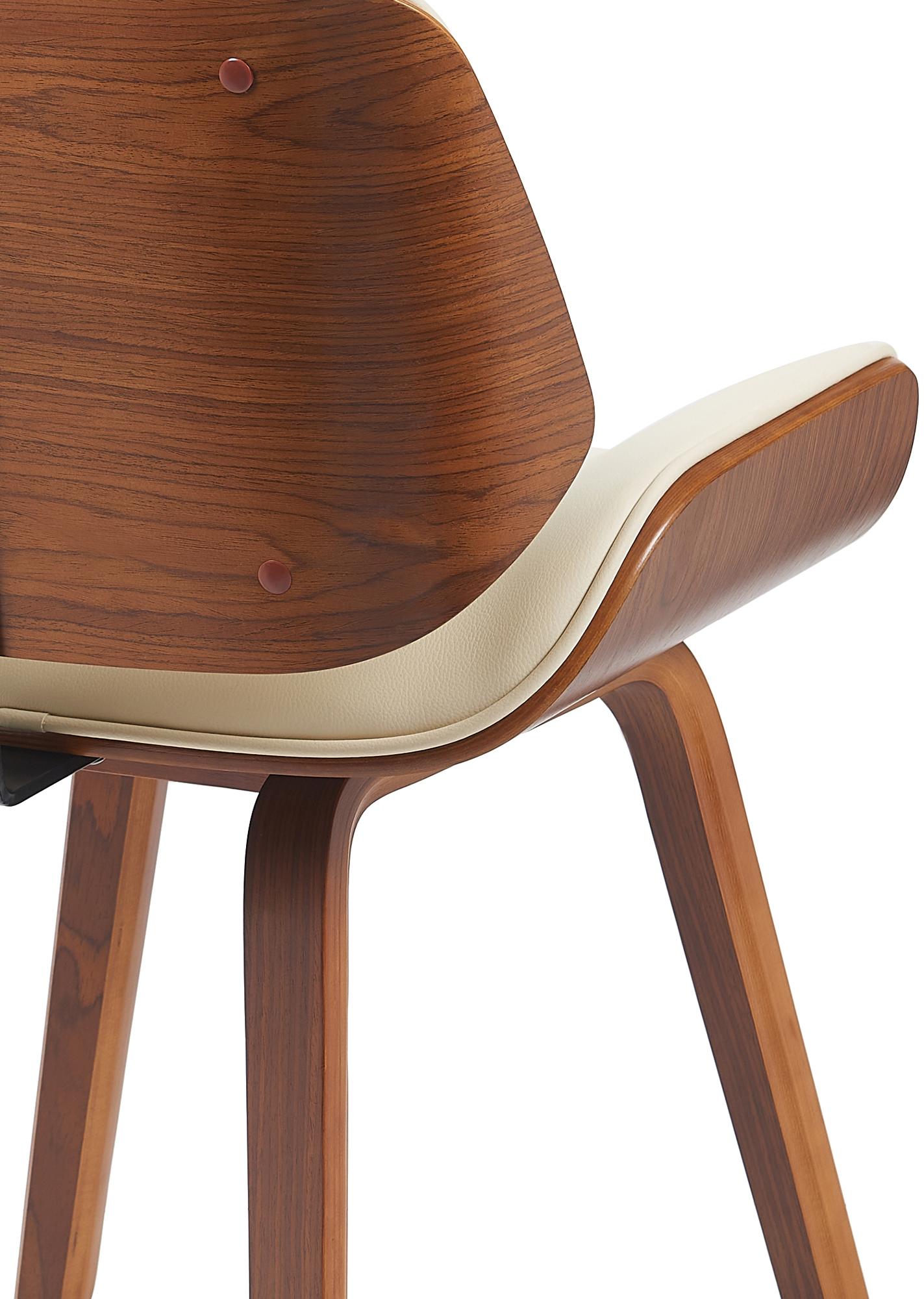Silla de comedor Beverley polipiel