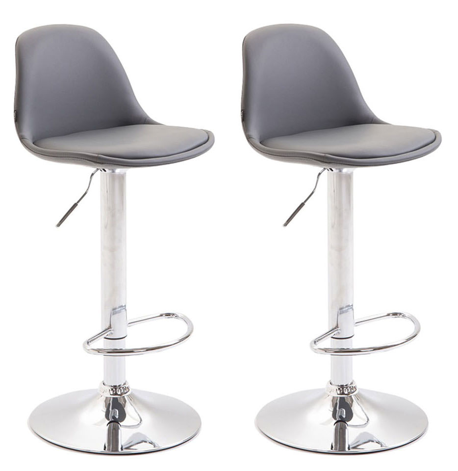 Set 2 Taburetes Kiel en Cuero PU