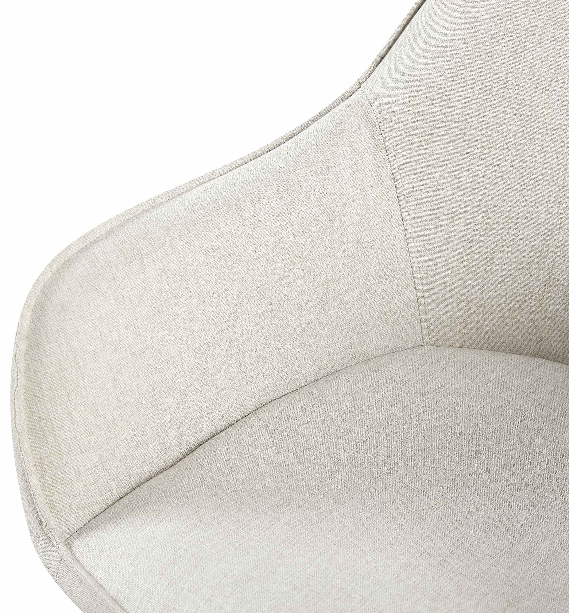 Silla de comedor Boise tapizada en tela