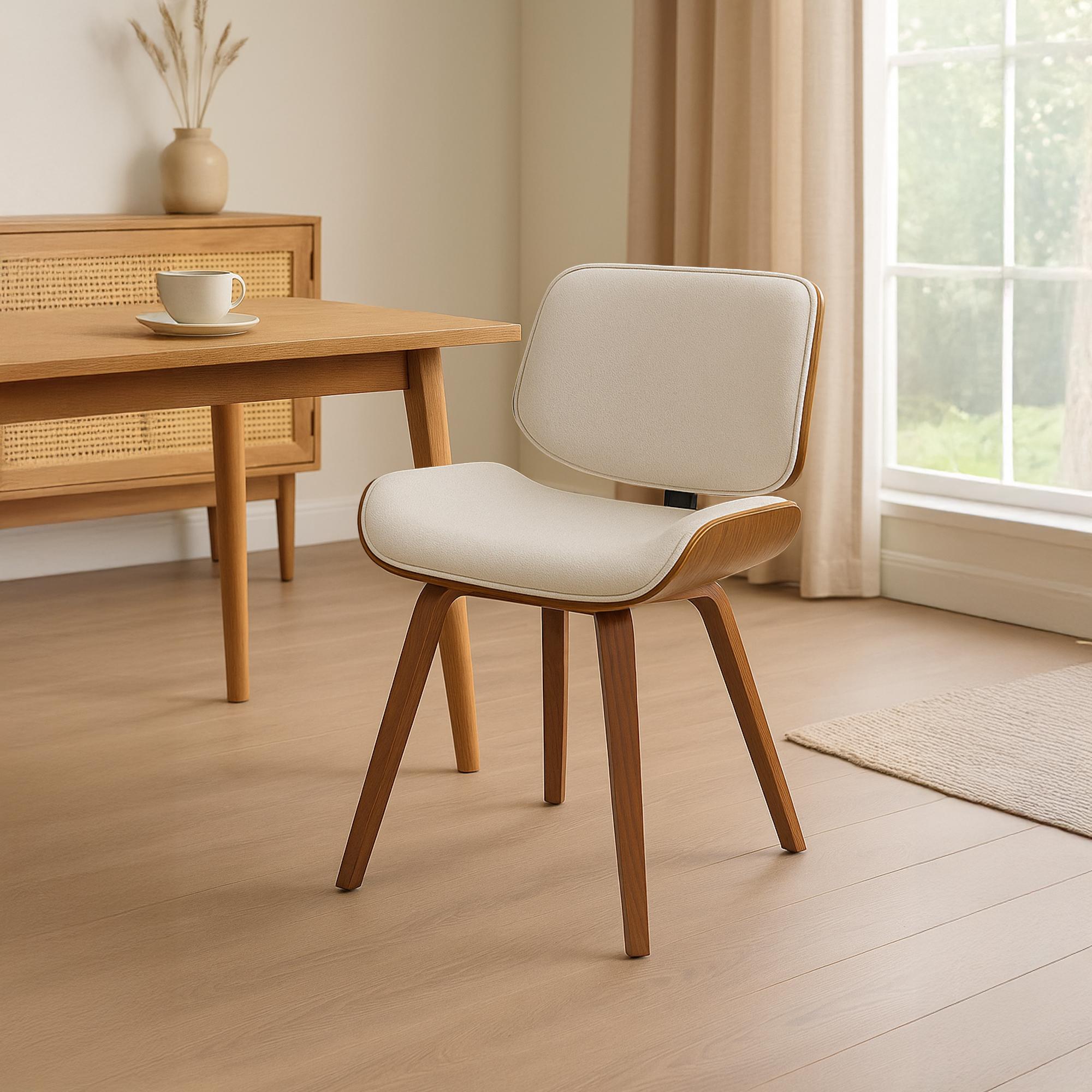 Silla de comedor Beverley de tela