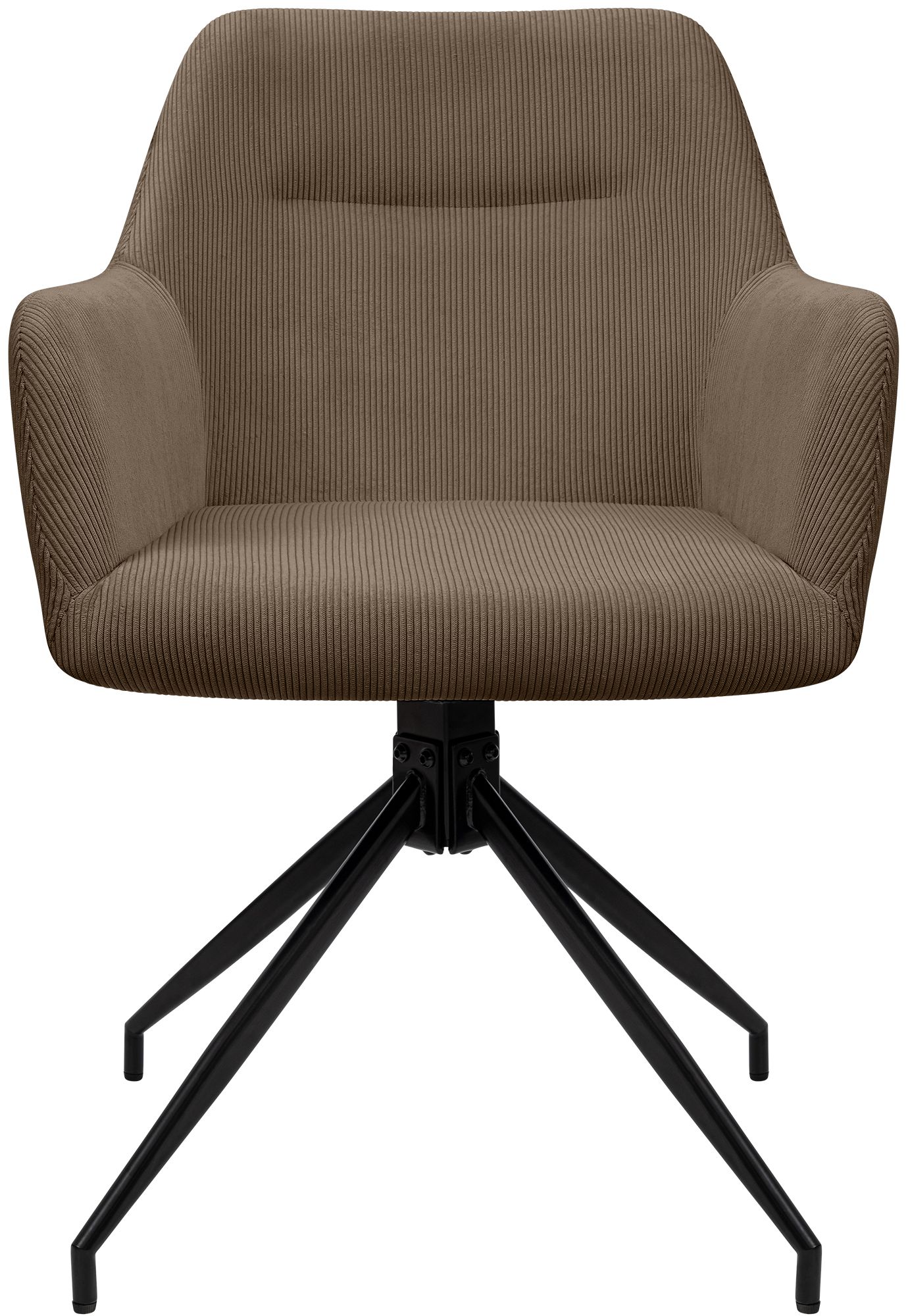 Silla de comedor Merlinda de pana