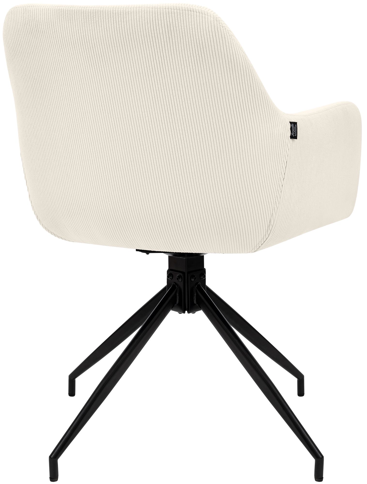 Silla de comedor Merlinda de pana