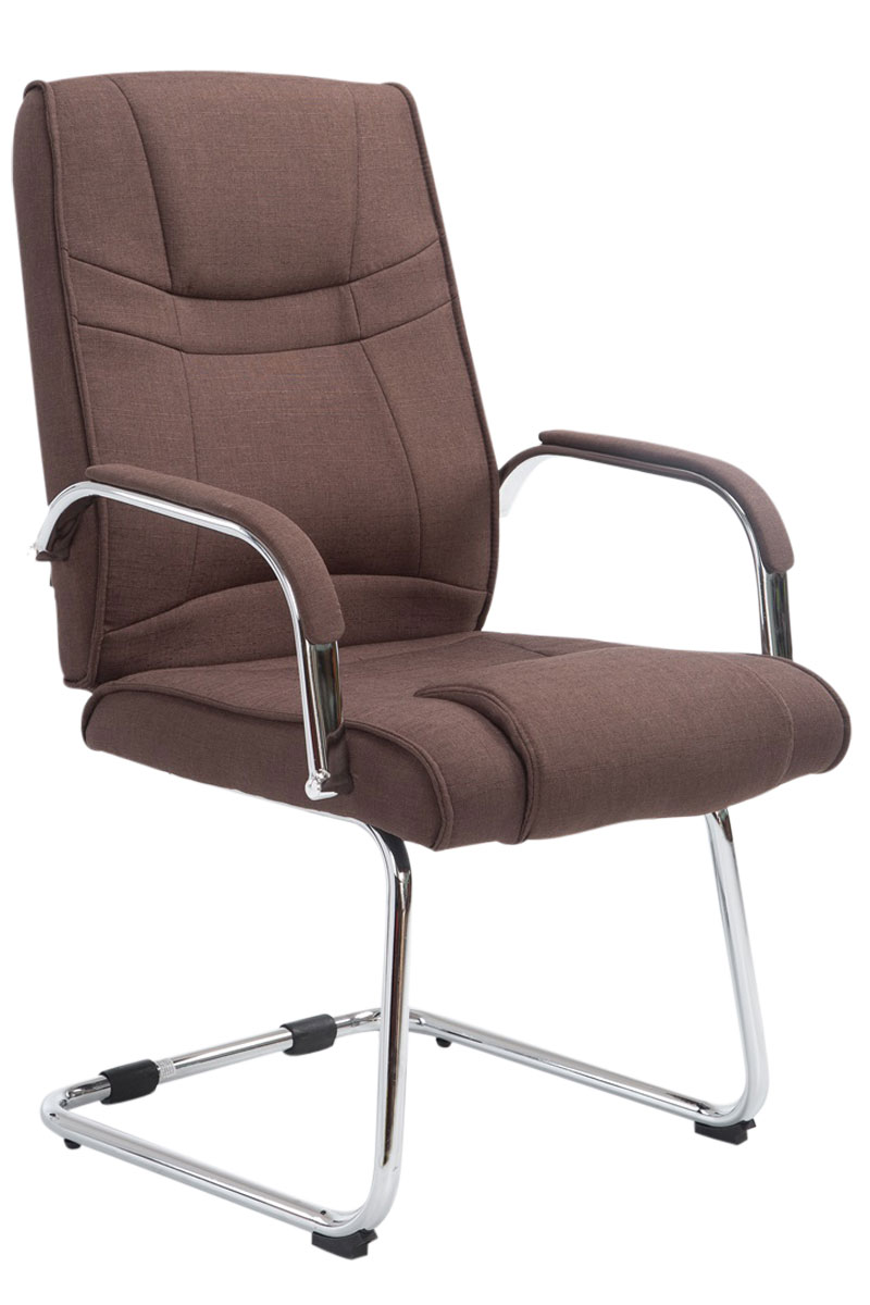 Silla Cantiléver XXL Attila Tapizada en Tela