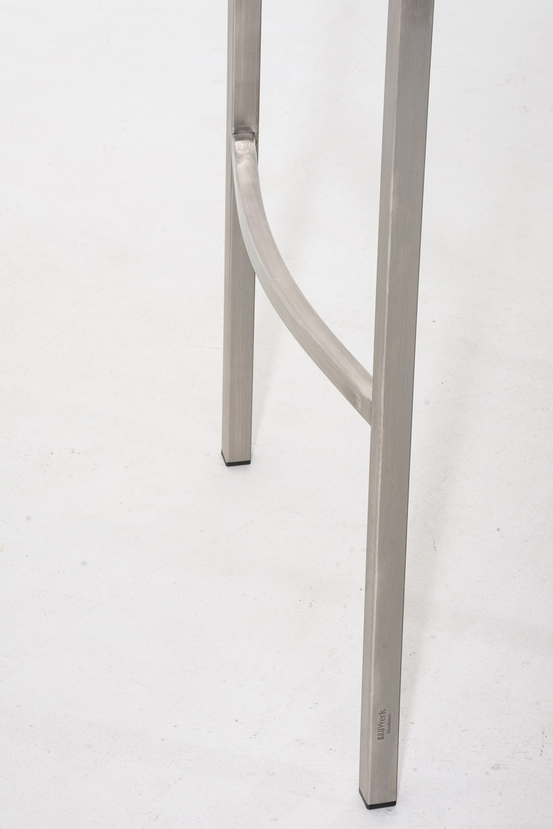 Taburete de bar Damaso cuero sintético con base de cuatro patas