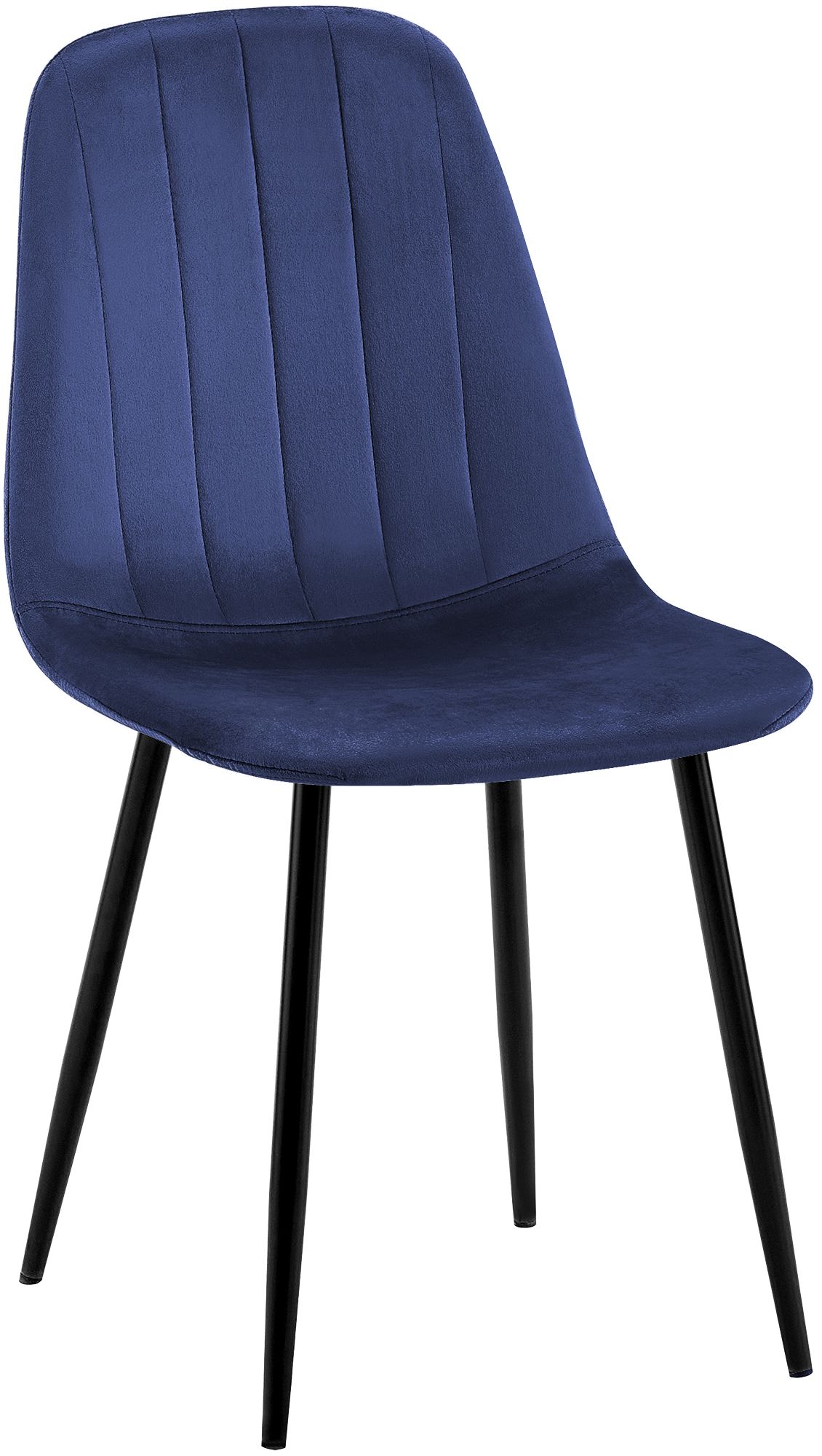 Silla de comedor Baxter de terciopelo