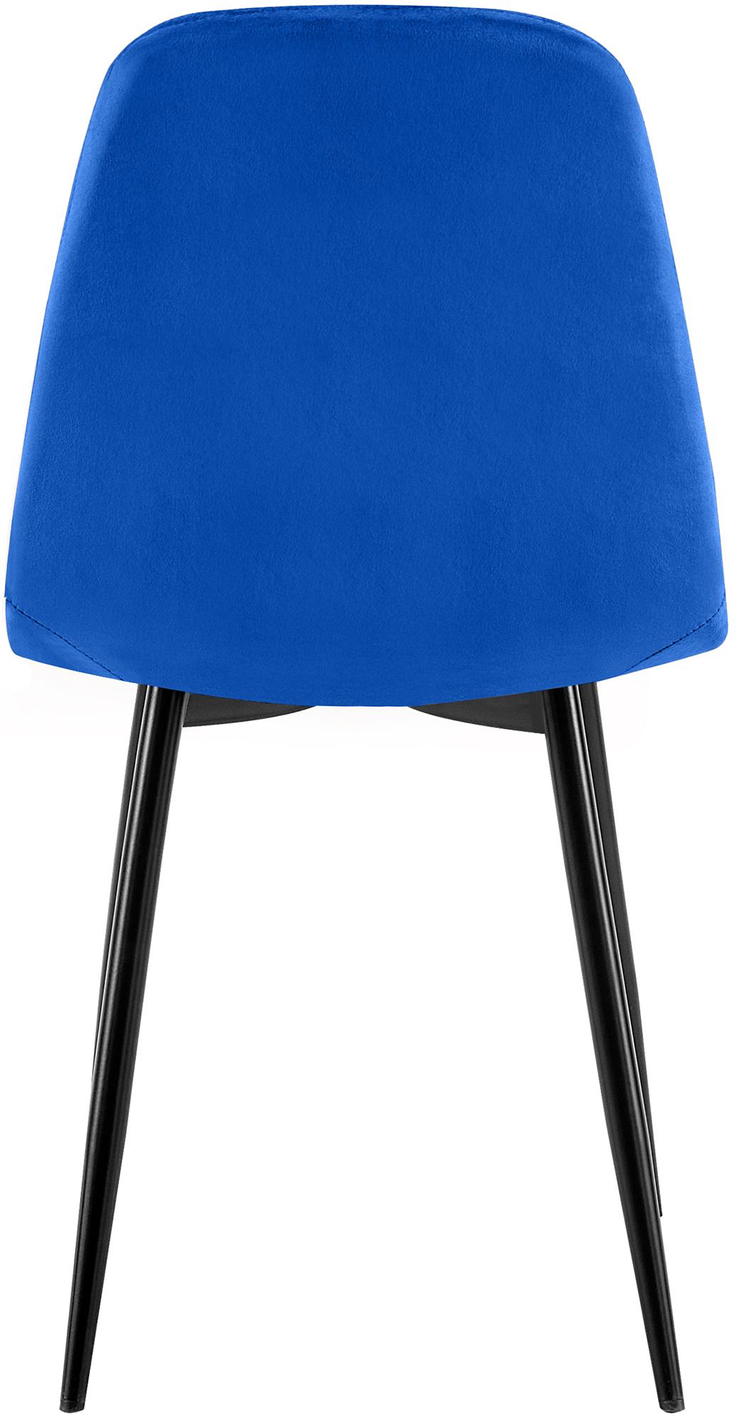 Silla de comedor Baxter en terciopelo