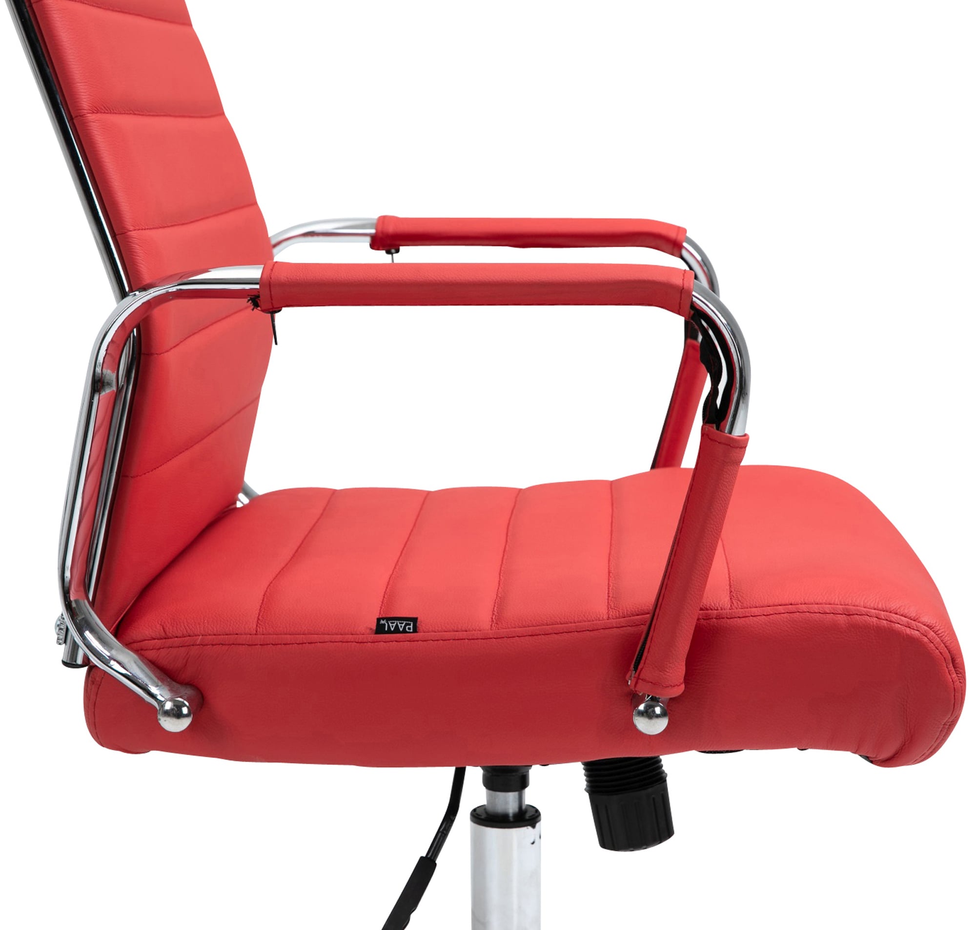 Silla de oficina Kolumbus de cuero auténtico
