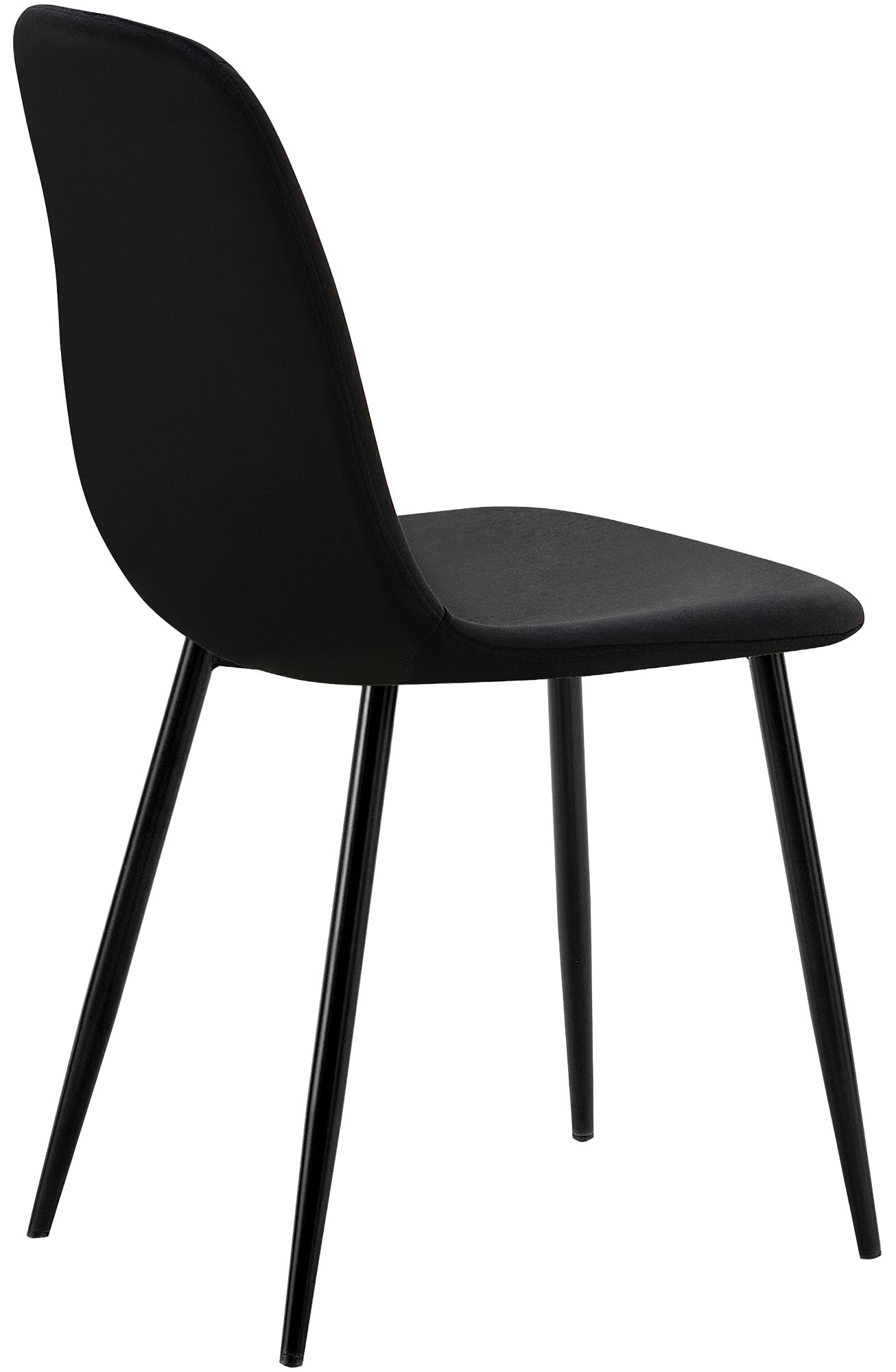 Juego de 4 sillas de comedor Baxter de terciopelo