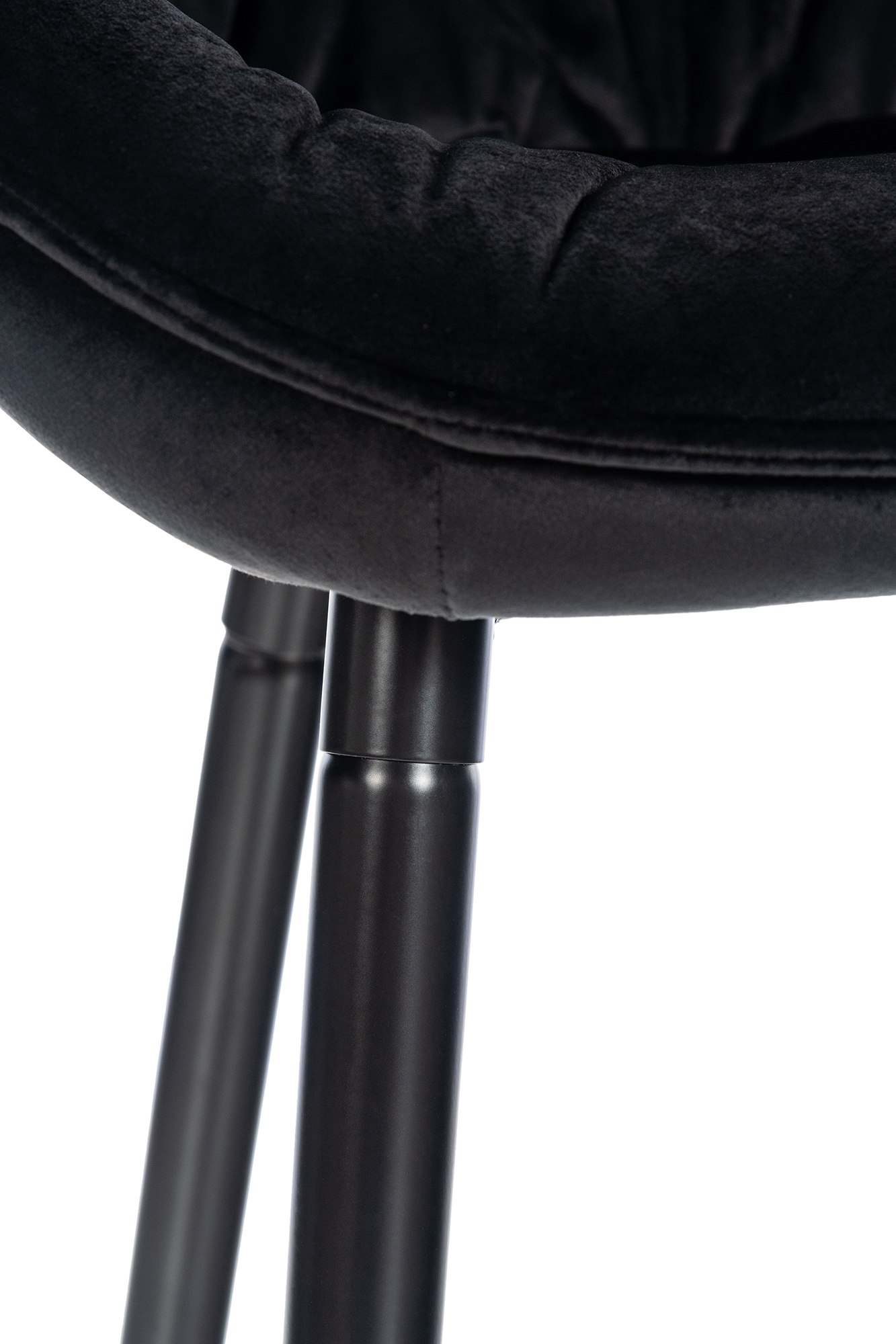 Taburete de bar Gibson 76 de terciopelo