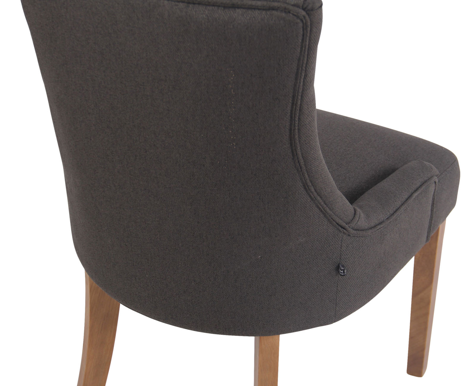Silla De Comedor Inverness De Tela En Esltilo Chesterfield