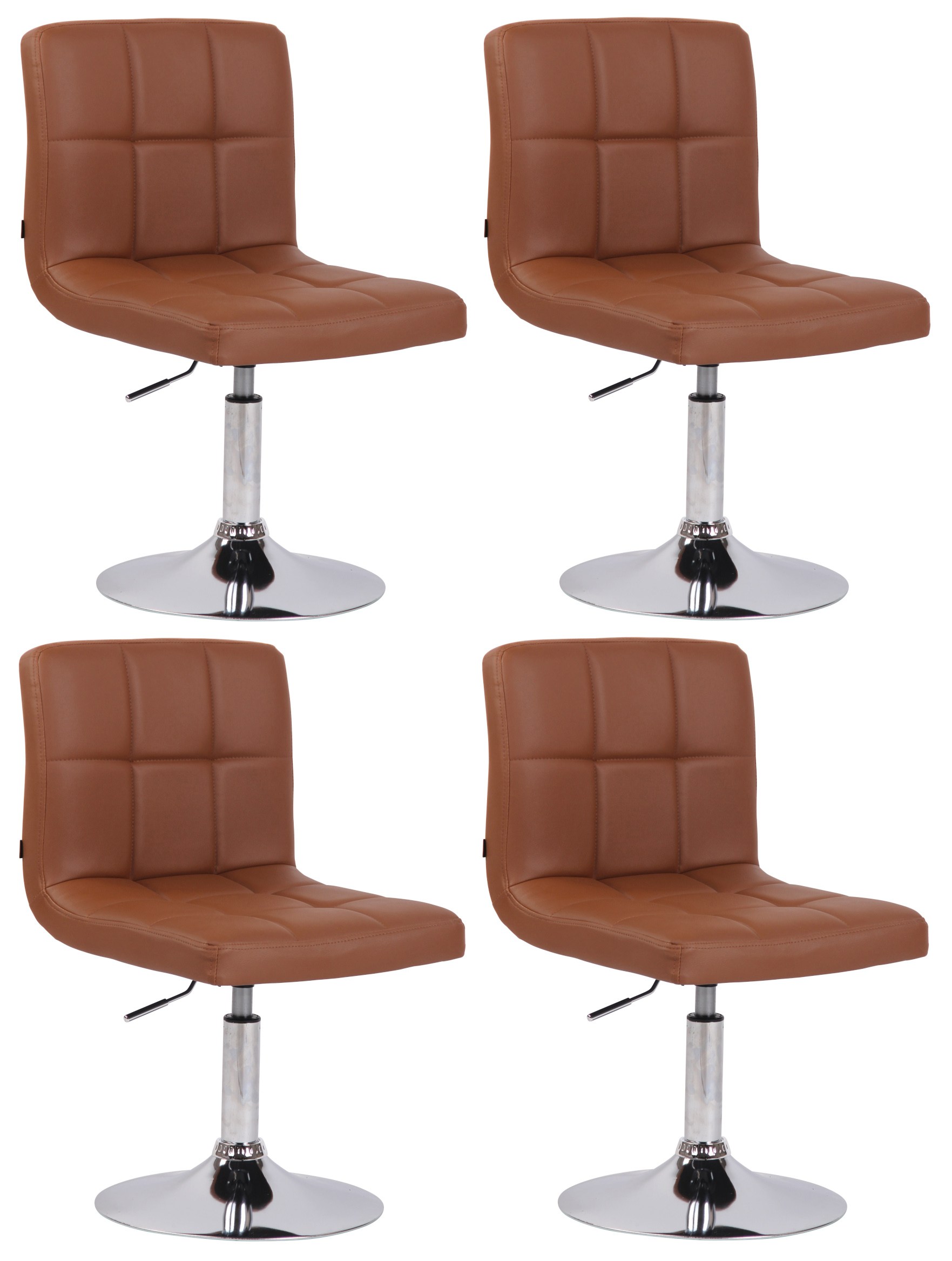 Set de 4 sillas Lounger Palma en Polipiel