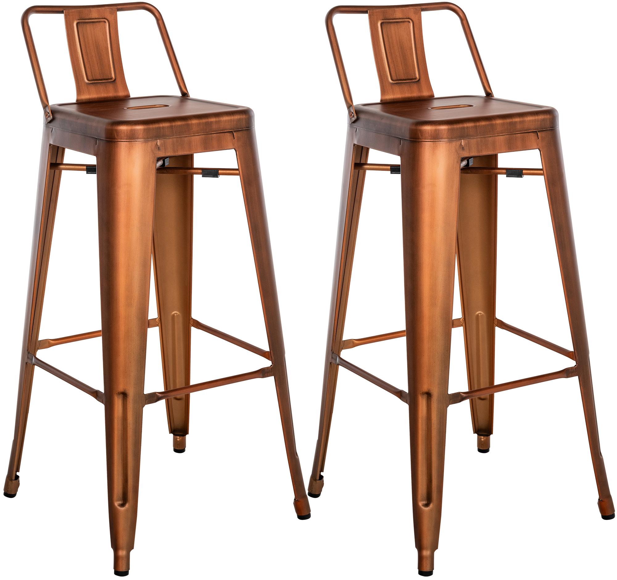 Juego de 2 Taburetes de Bar Mason