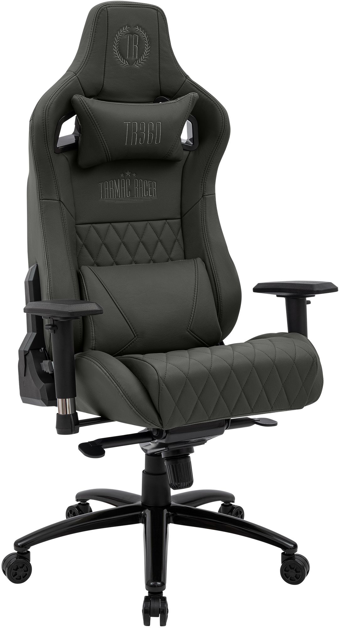 Silla de oficina Keren de cuero genuino