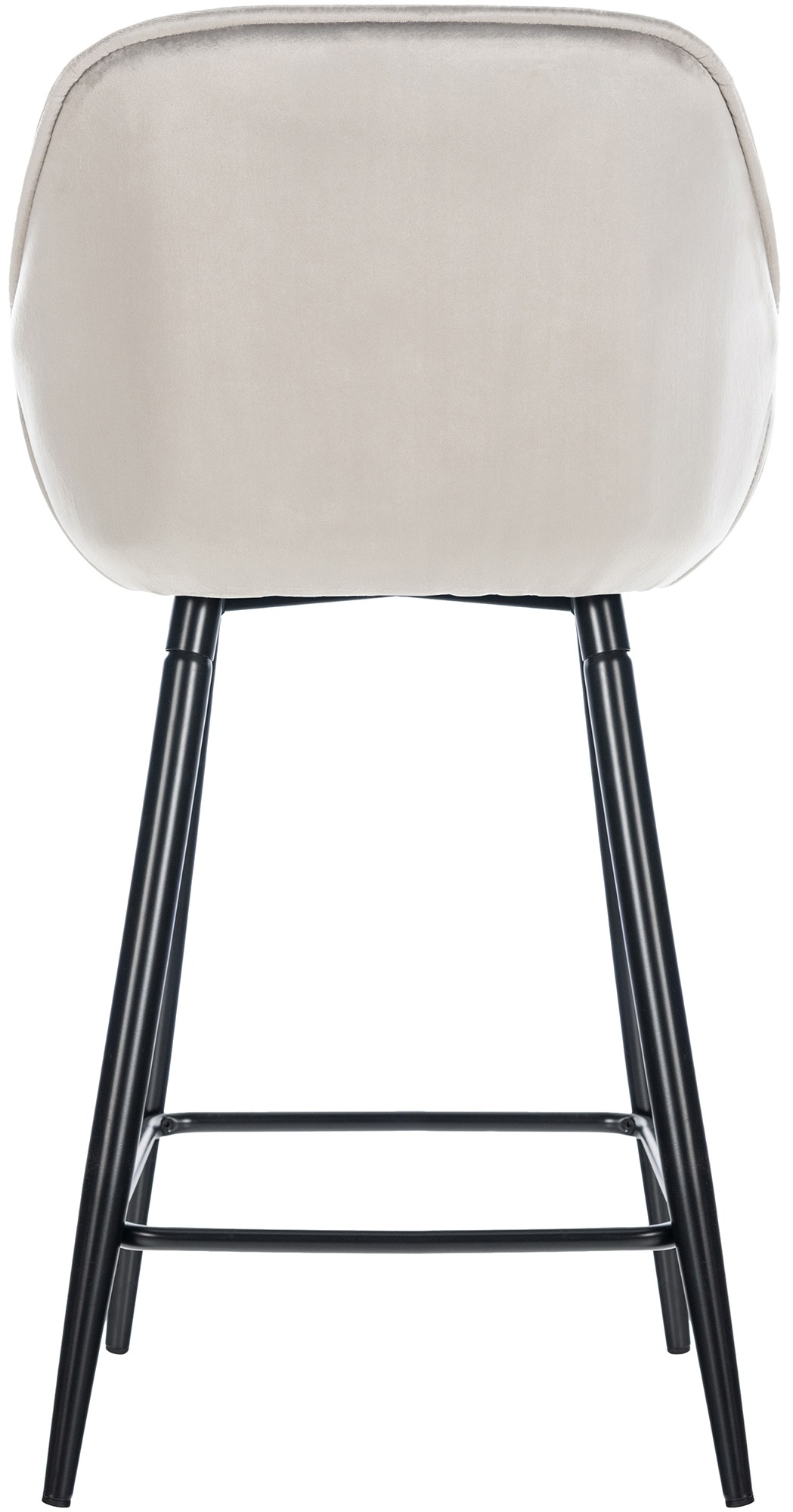 Taburete de bar Gibson en tela o terciopelo