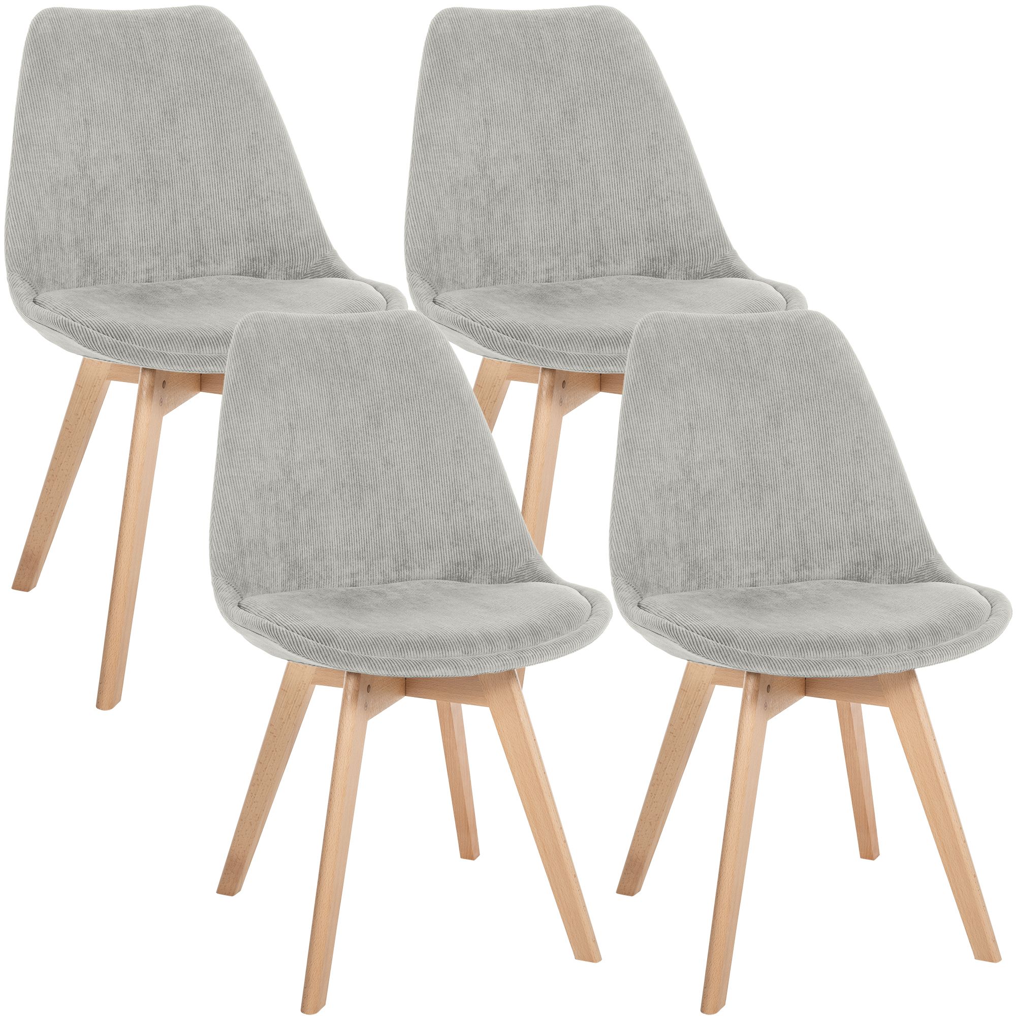 Juego de 4 sillas de comedor Linares