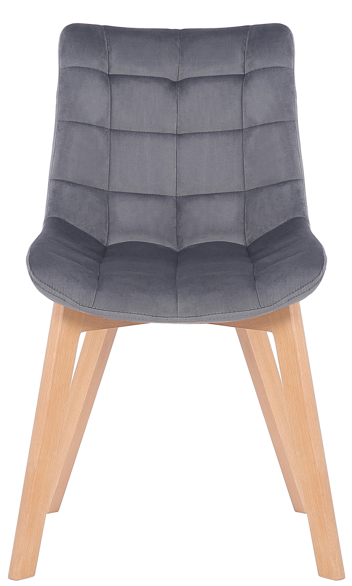 Silla de comedor Passaic en terciopelo
