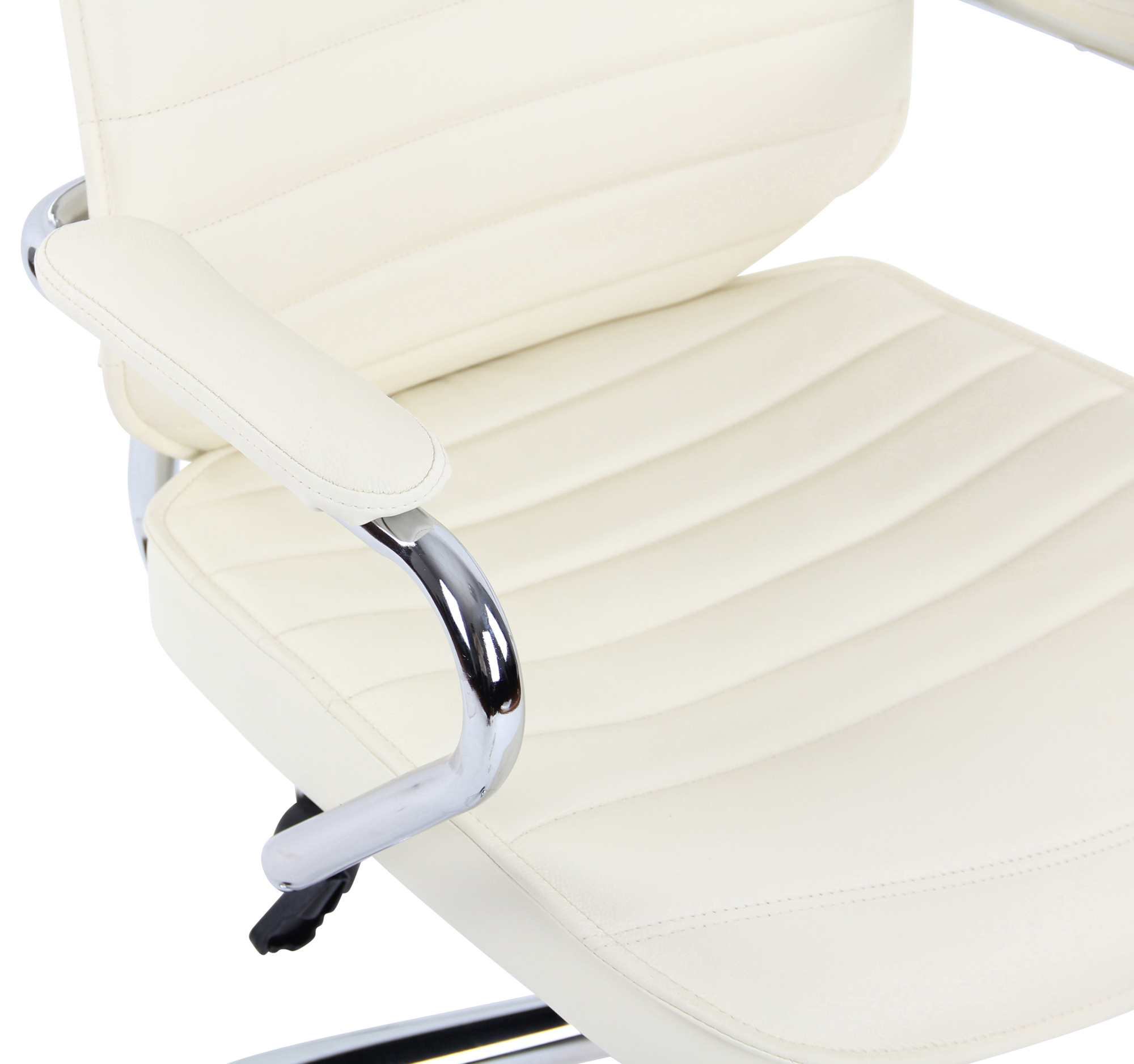 Silla de oficina Rako de cuero auténtico
