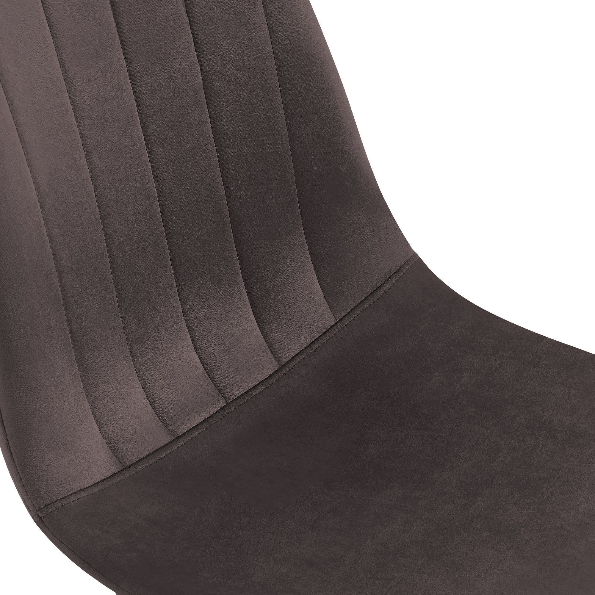 Silla de comedor Baxter de terciopelo