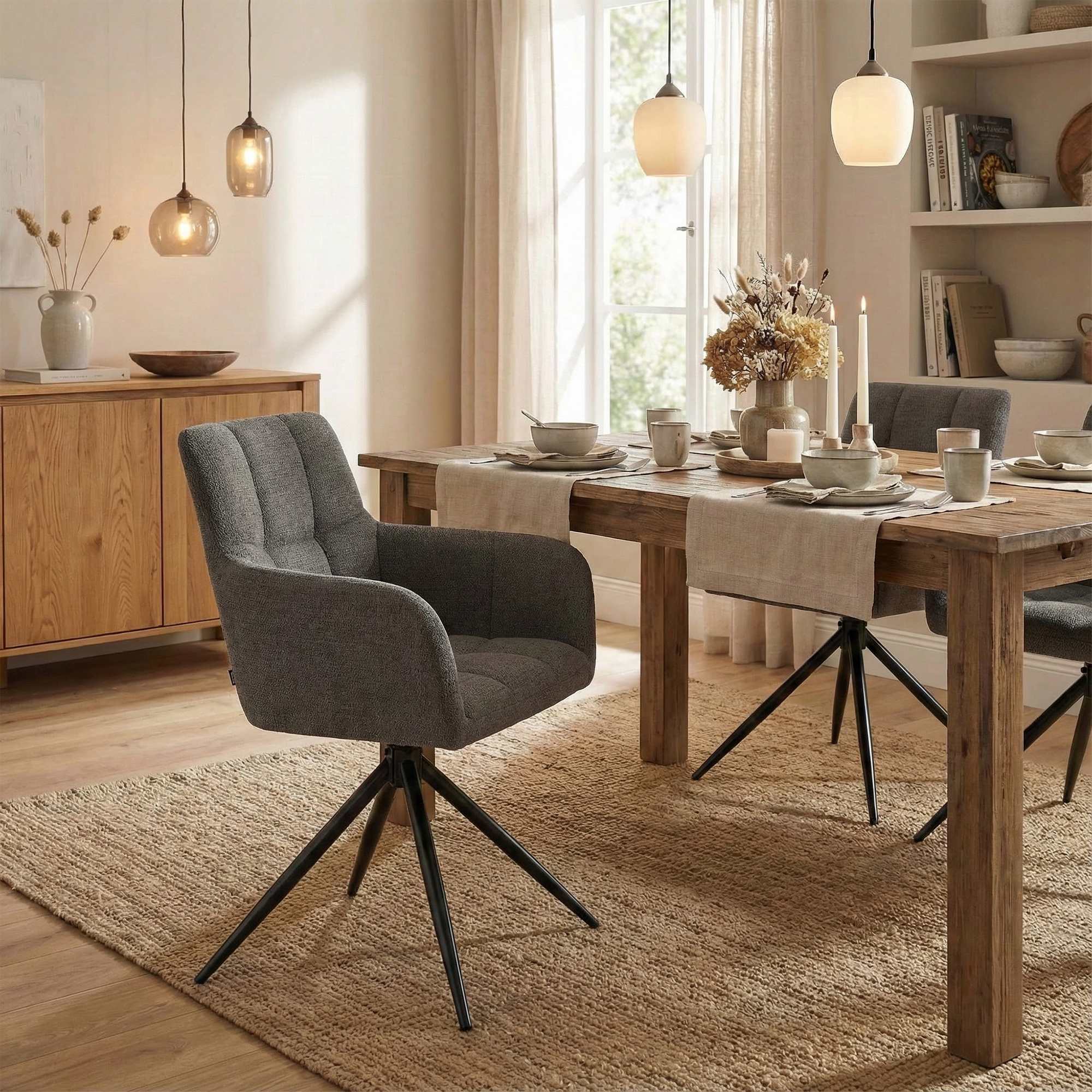 Silla de comedor Jonah Tela