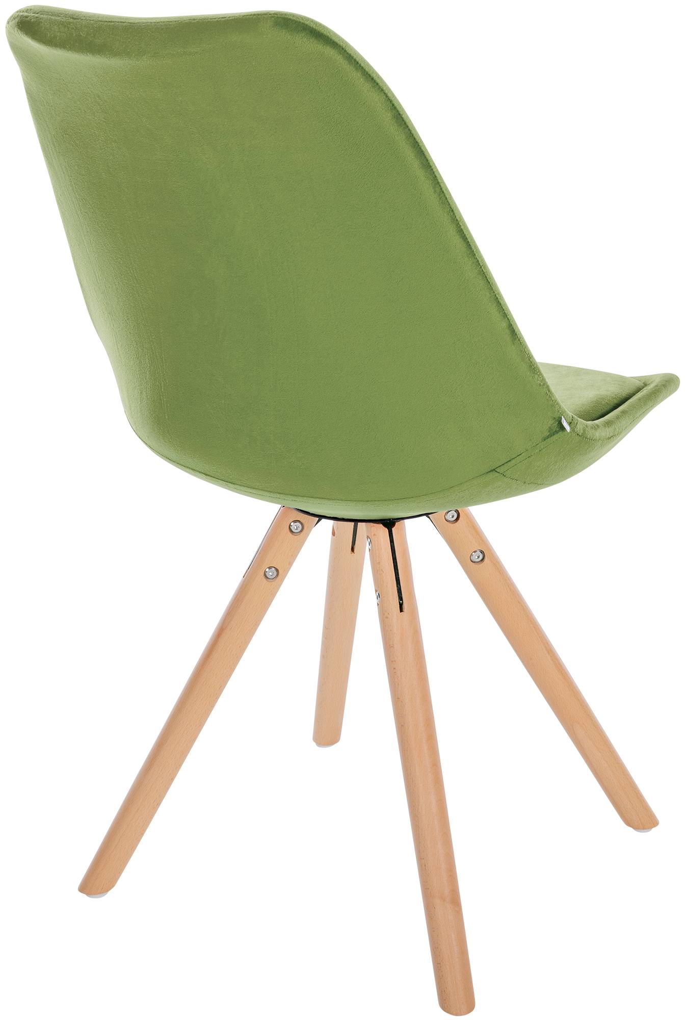 Silla de salón Sofia tapizada en terciopelo
