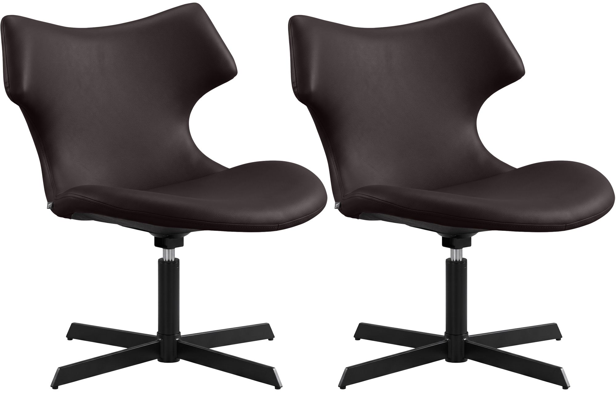 Set de 2 sillas lounge Welland de polipiel