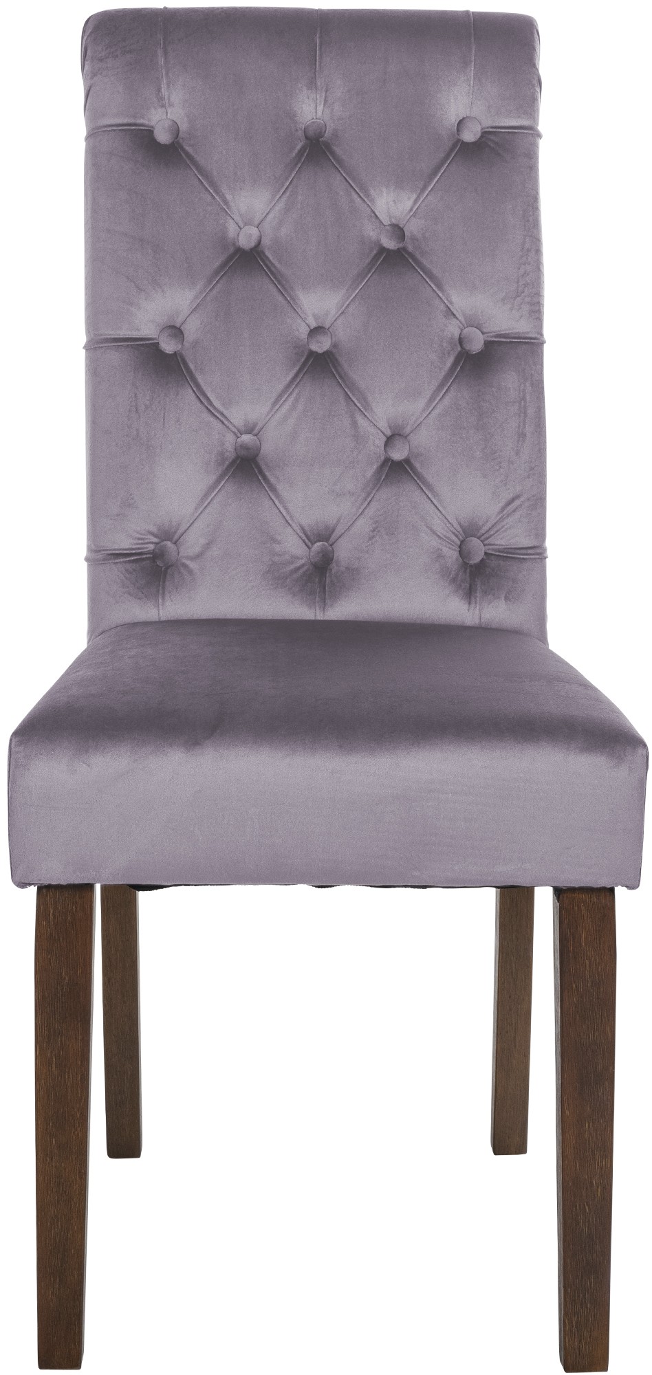Set de 2 sillas de comedor Lisburn en tela o terciopelo