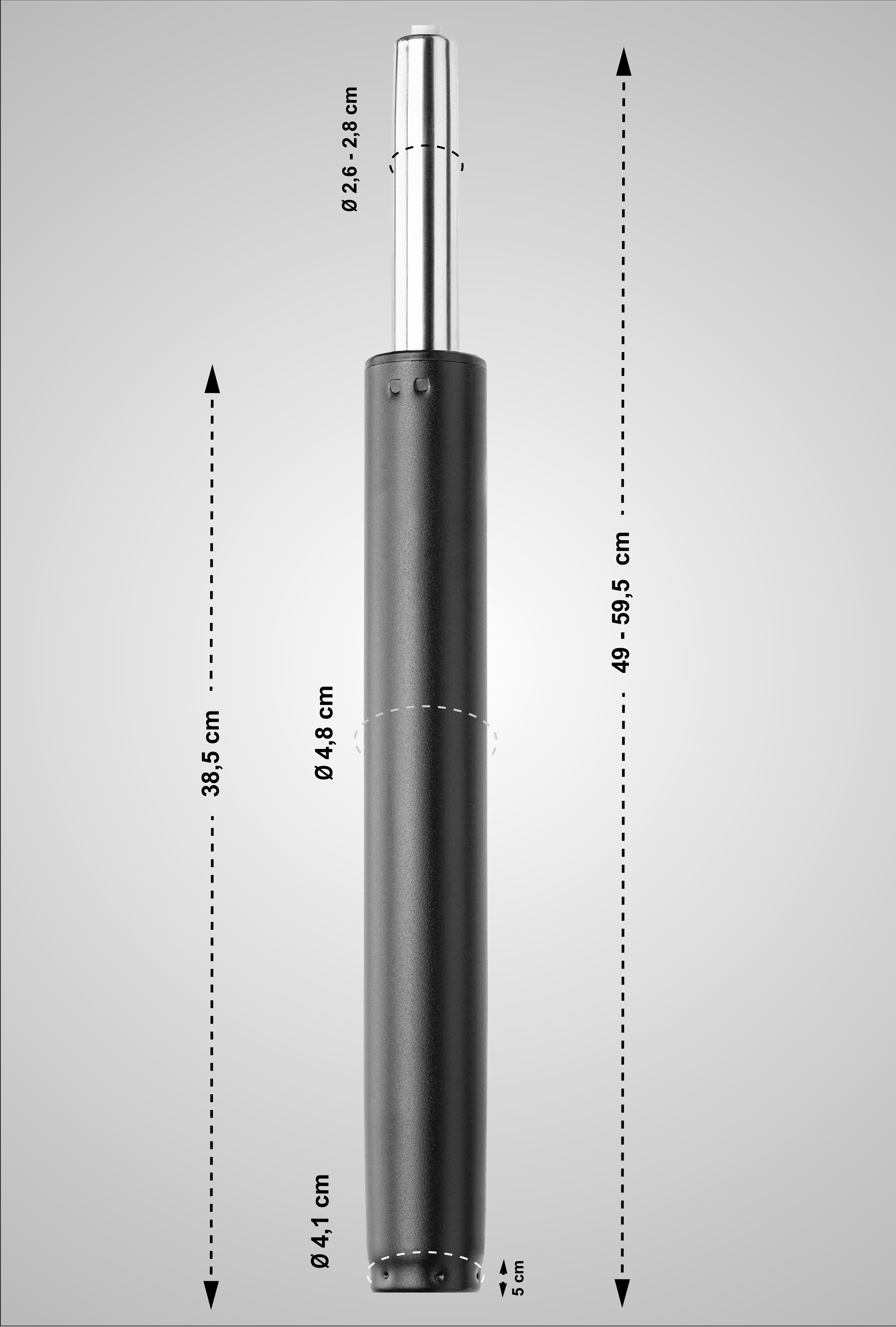 Elevador de gas para taburetes de bar